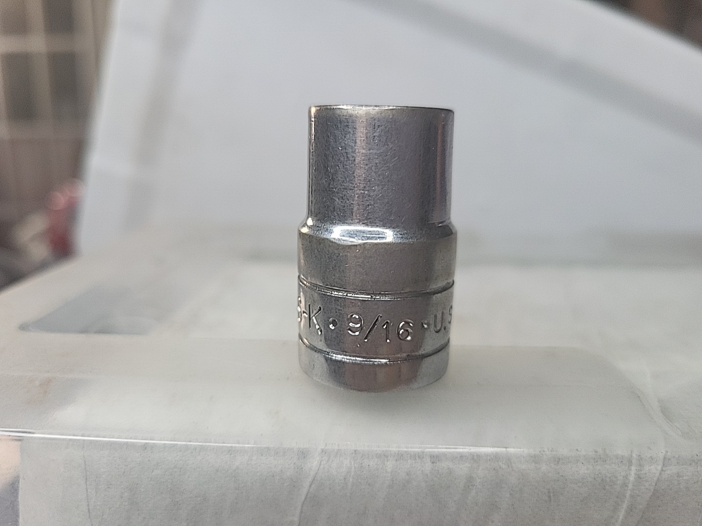 SK 40118 9/16″ Socket 1/2″ Drive 6 Point Shallow Polished Chrome USA