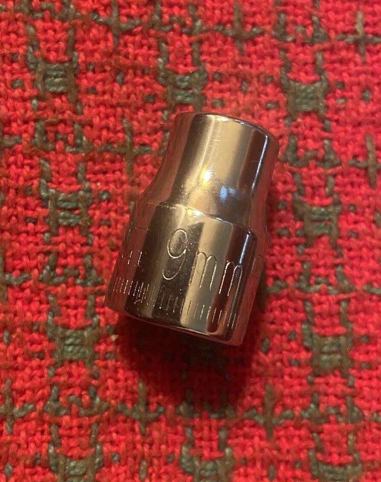 Vintage Craftsman 9mm 6 Point Socket 43541 USA 🇺🇸 3/8 Drive NOS