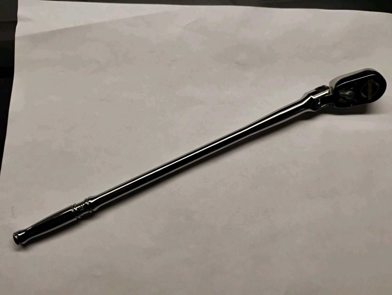 Snap-on Tools USED 1/4″ Drive Chrome Extra Long Flex Head Ratchet TLLF72, DPO