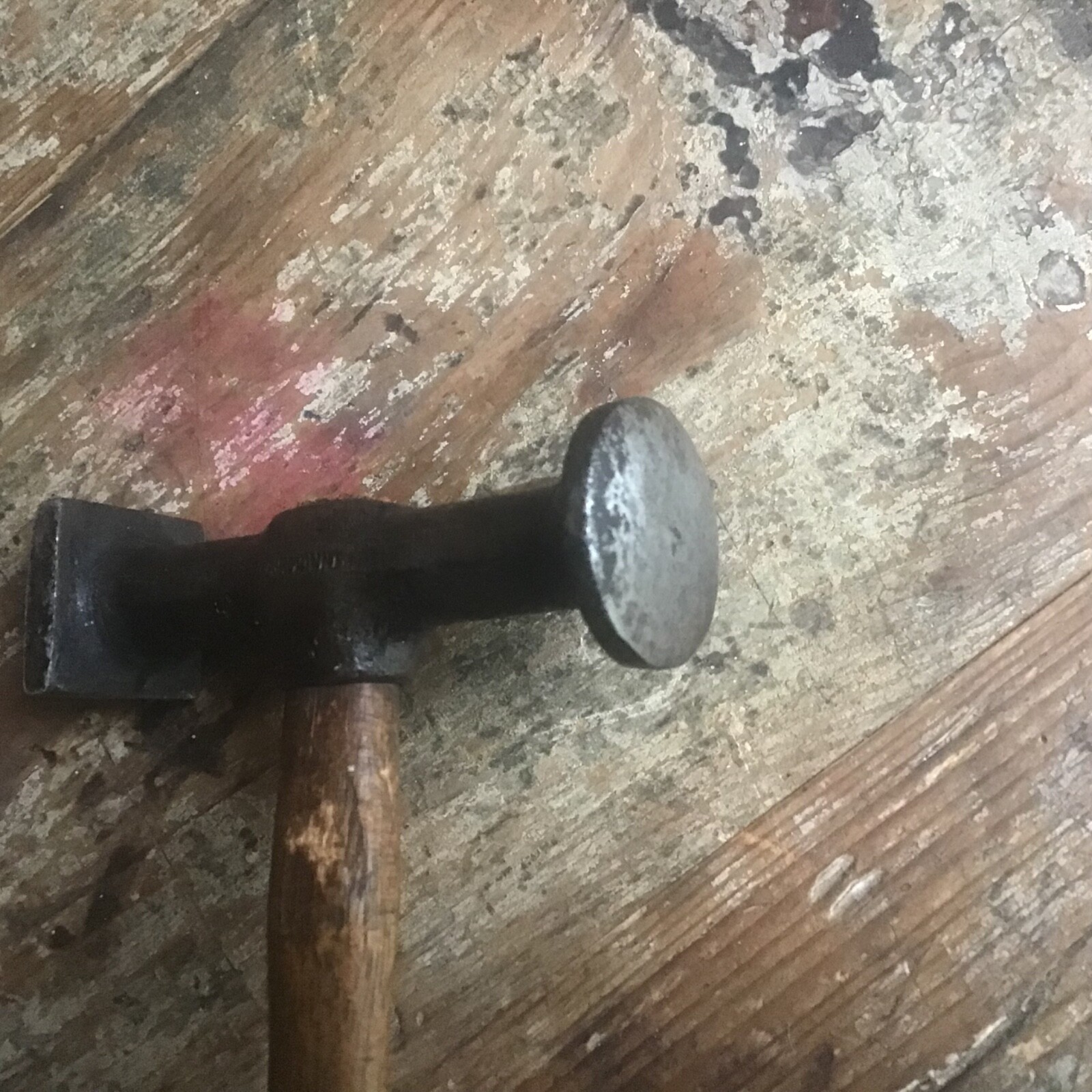 Vintage Fairmount 161-G Curved Face Auto Body Hammer Metal Work Repair Hand Tool