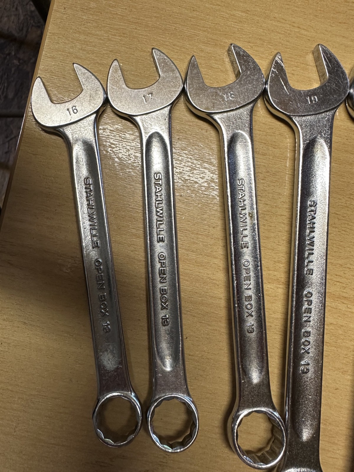 Stahlwille Open Box Spanner Set series 13 , 11 Piece, 16 -27mm