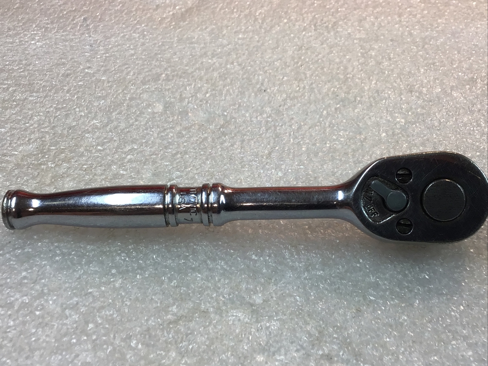 SNAP-ON TM70C – 1/4″ DRIVE,CHROME, STANDARD HANDLE RATCHET🇺🇸-USA-NICE-