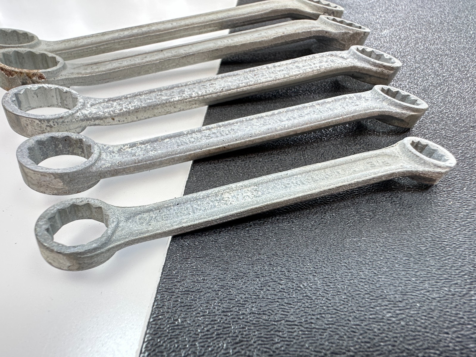 🇺🇸 Indestro Tools USA Select Steel 5pc Double Box End SAE 3/8-7/8” Wrench Set