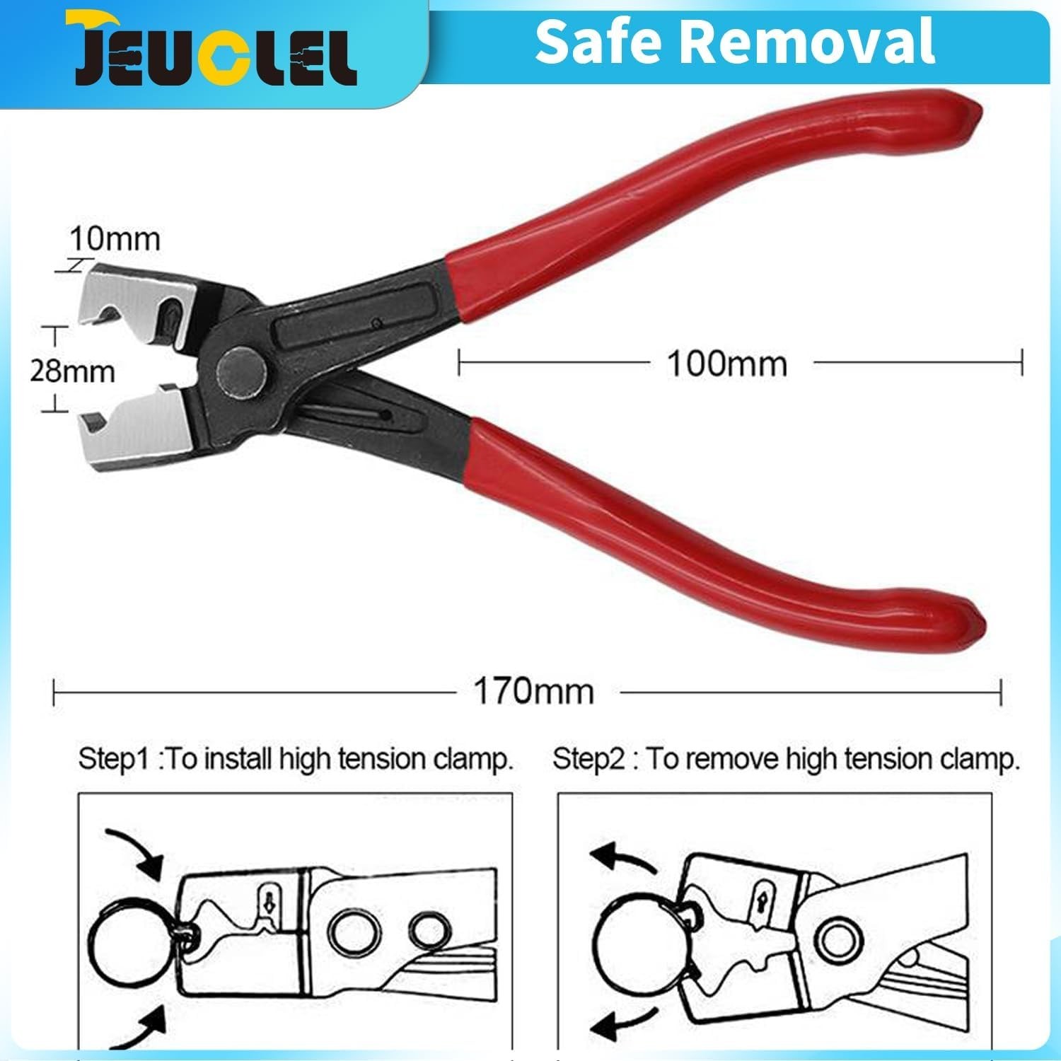 High-Carbon Steel Electrical Disconnect Pliers Kit – Damage-Free Removal