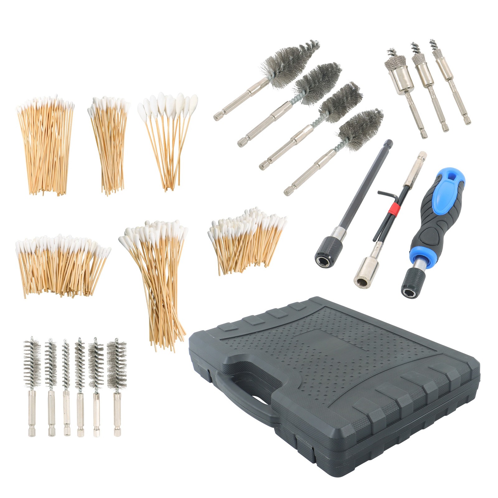 Stainless Steel Diesel Injector Seat Brush Master Cleaning Kit on Cylinder Head