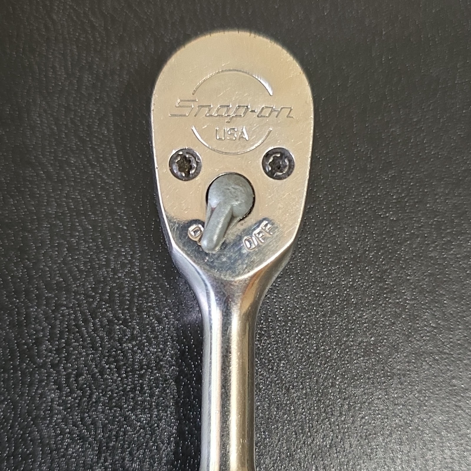 Snap-on 1/4 In. Drive Ratchet Handle Used Condition 4 3/8