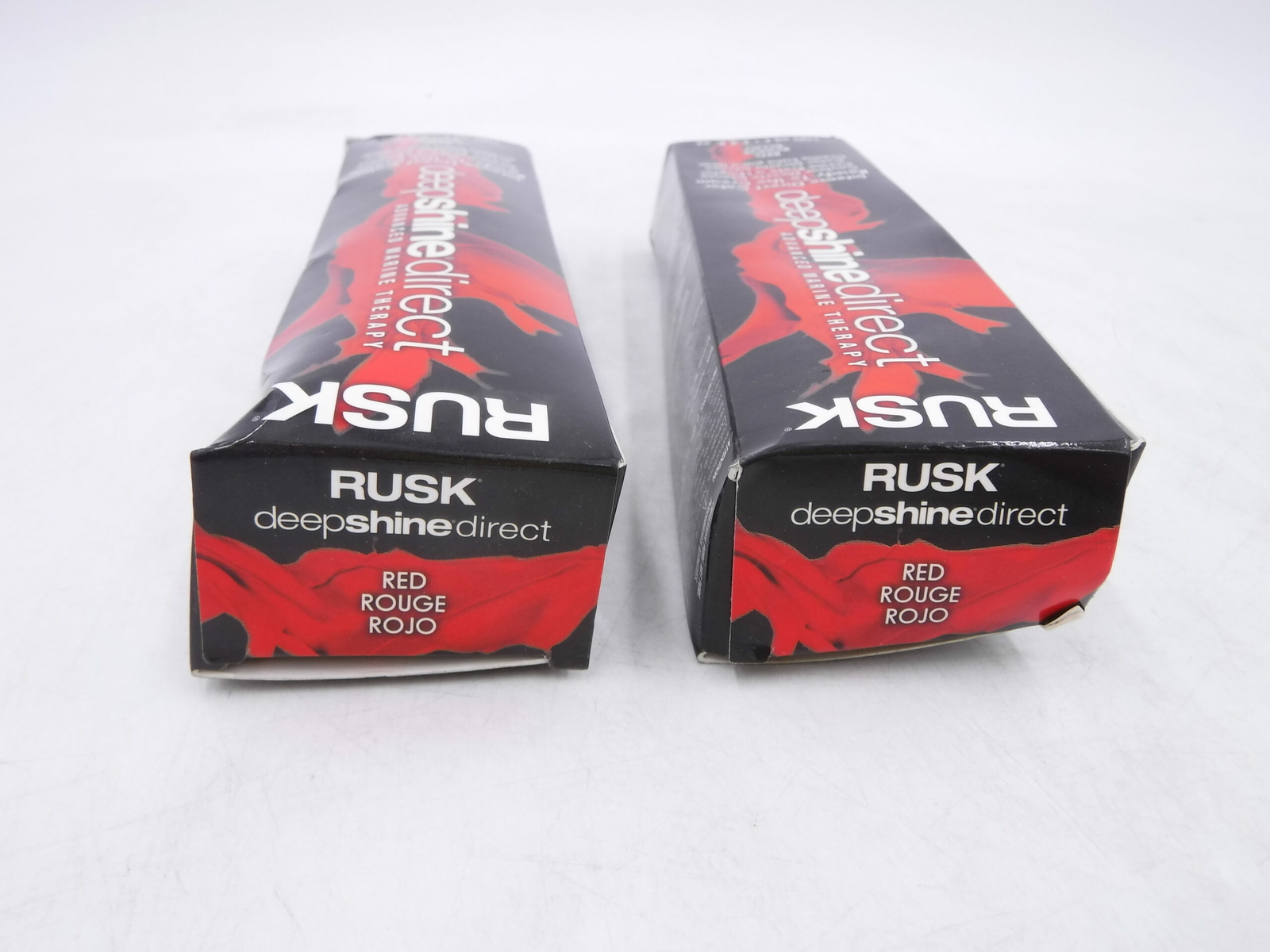 2 RUSK DEEP SHINE INTENSE DIRECT ADVANCED MARINE THERAPY HAIR COLOR 3.4 OZ RED