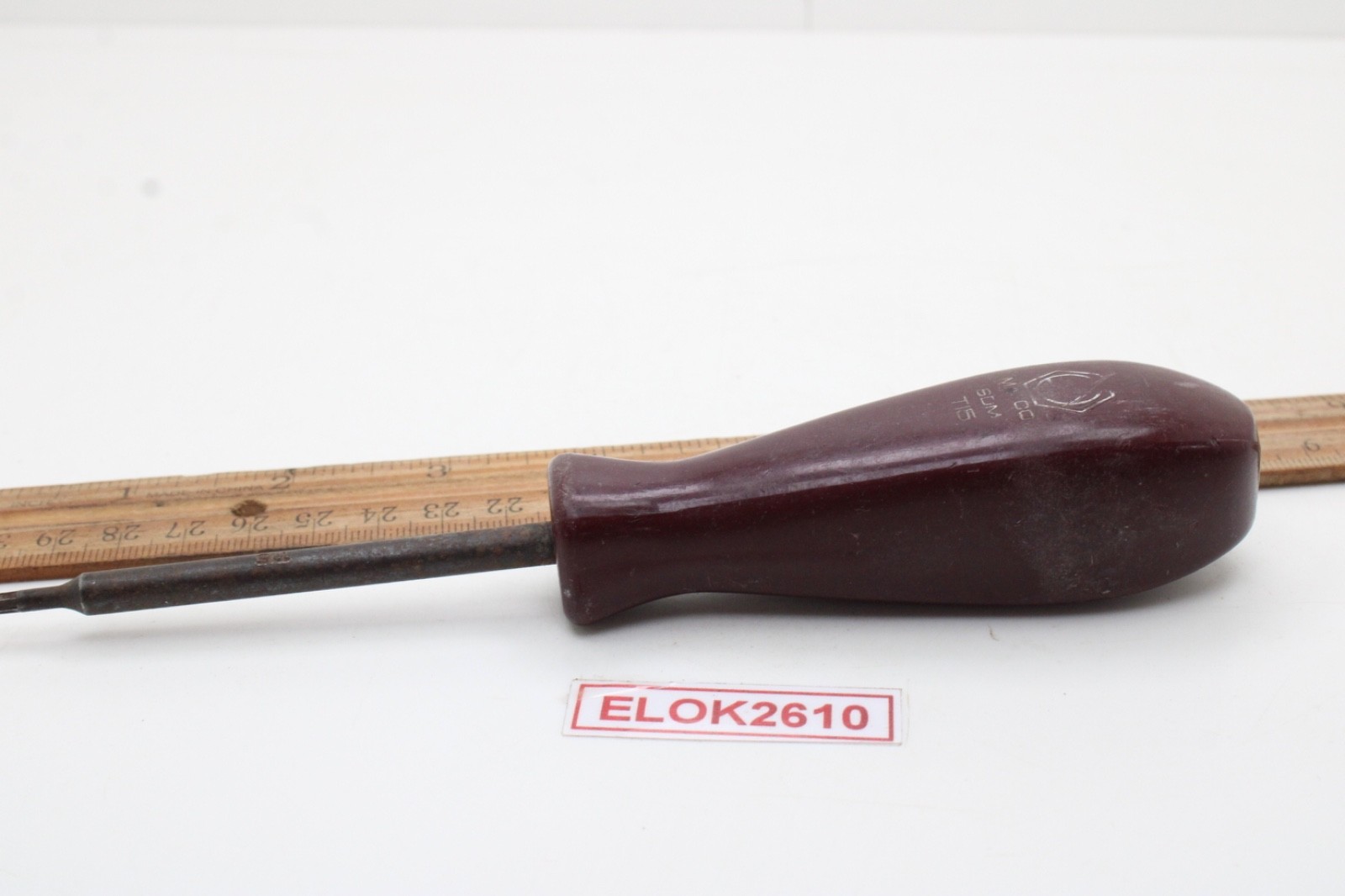 Matco Tools SDM T15 Torx 3″ Driver Burgundy Hard Handle USA