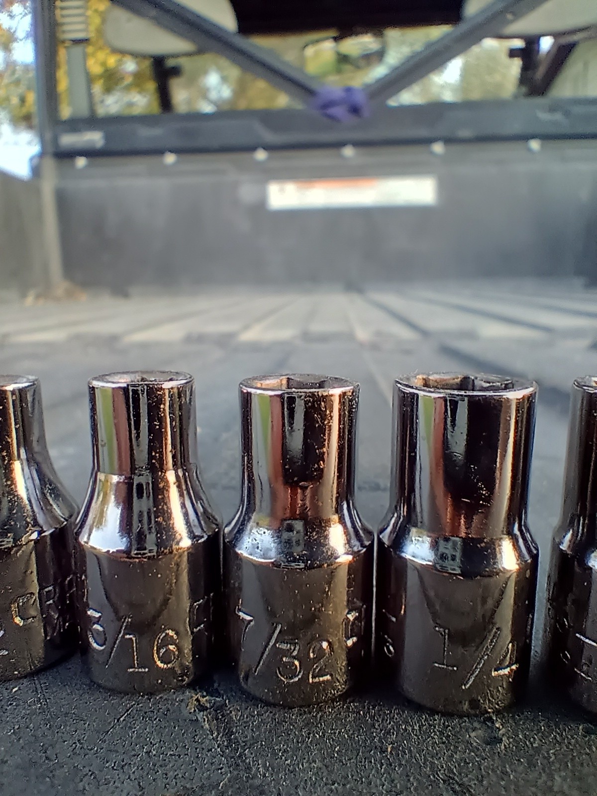 Vintage USA Craftsman 1/4 SAE socket set
