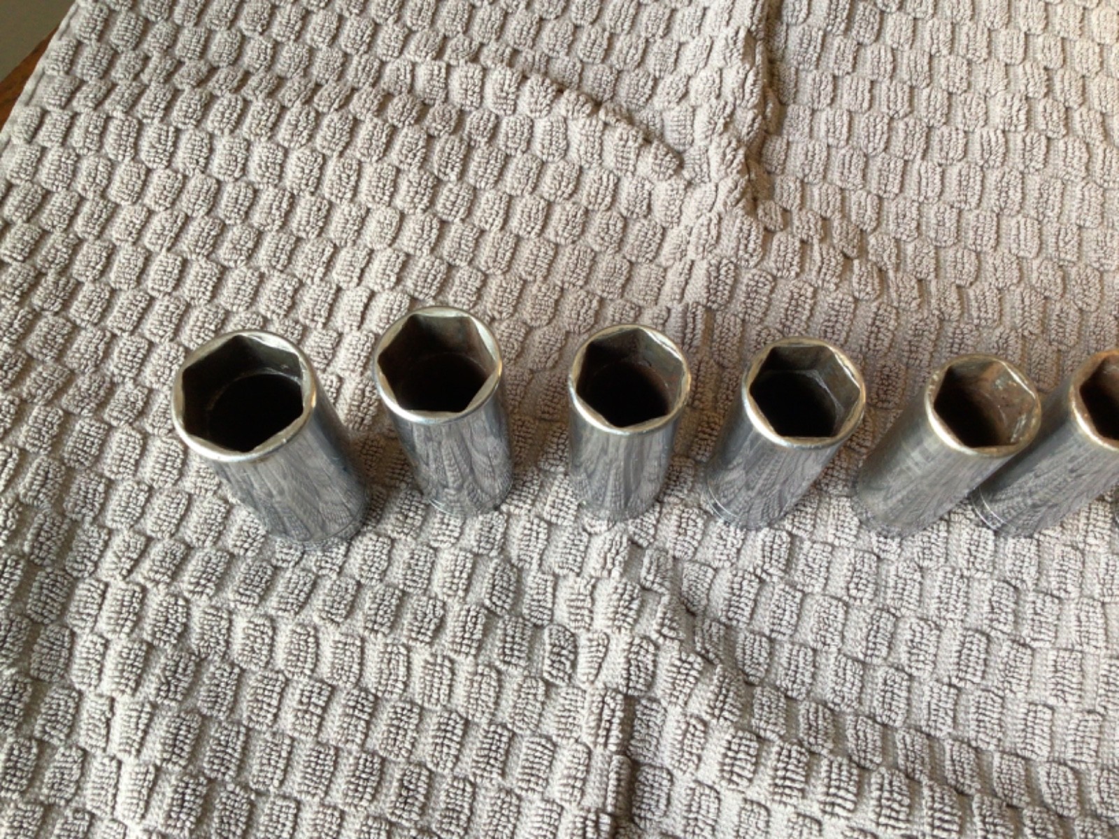 Snap-on 7 Piece Socket Lot, See All Photos, Preowned