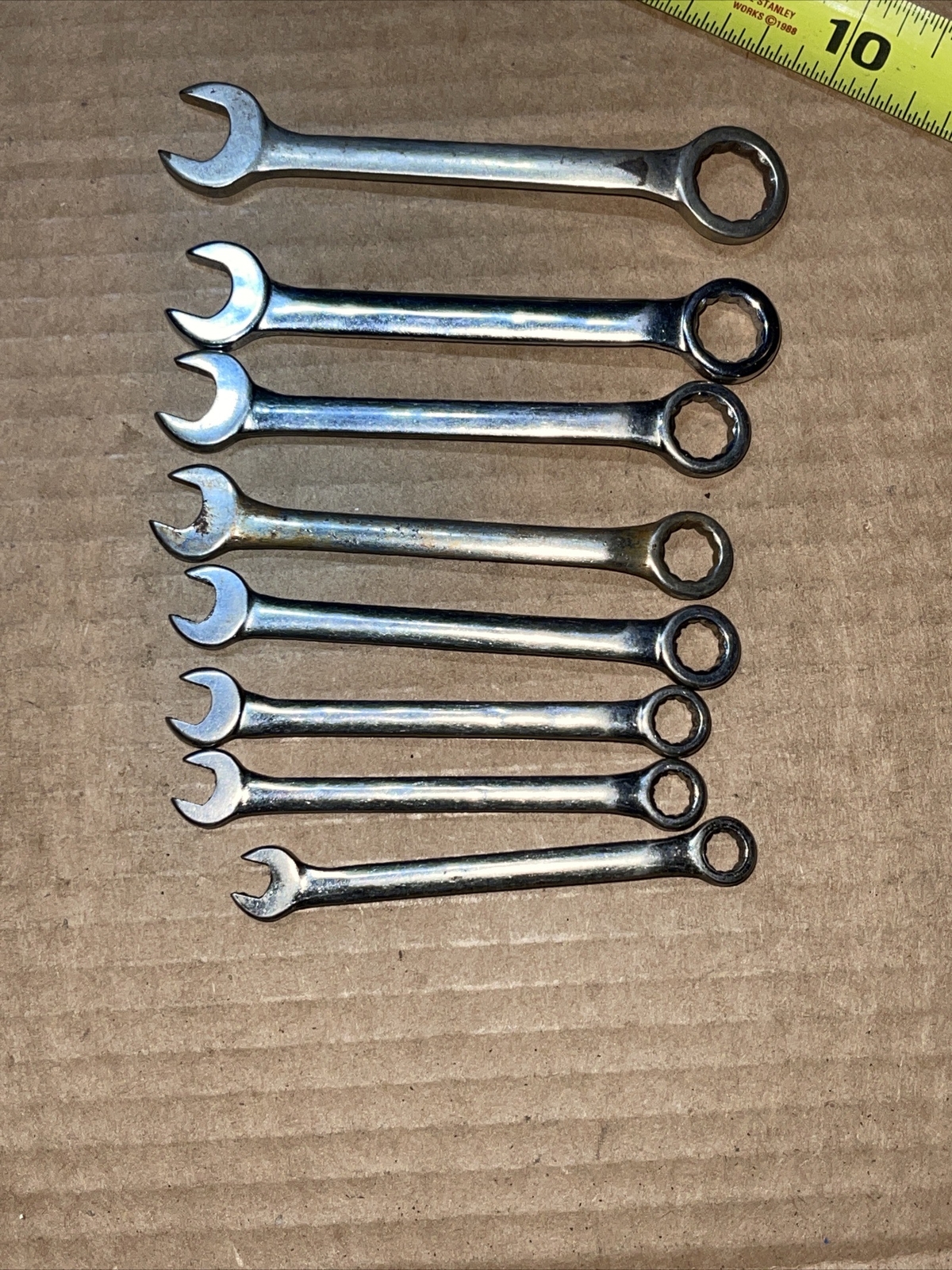 Vintage Sears Craftsman USA 8 Piece Combination Ignition Wrench SAE 13/64 – 7/16