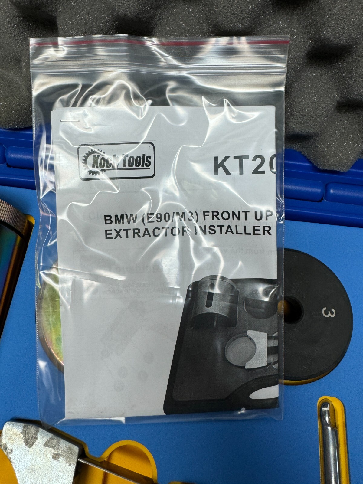 Koch Tools – BMW (E90/M3) Front Upper Sub Frame Bushing Extractor Installer Kit