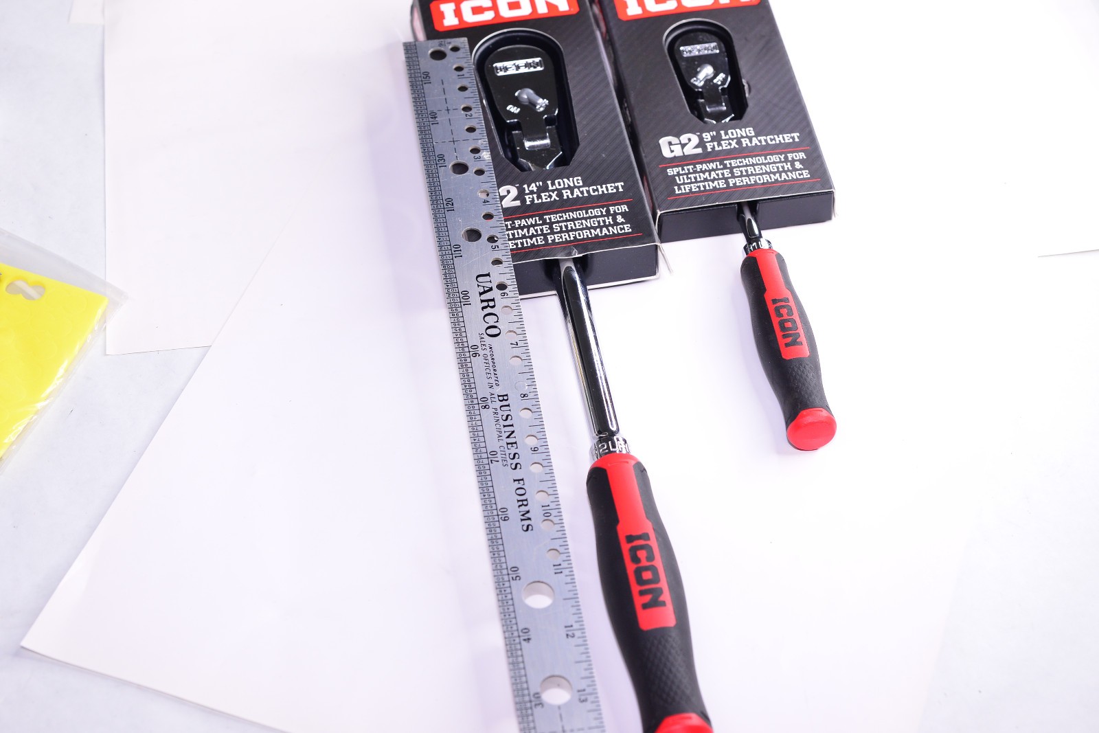 ICON G2 1/4 & 3/8″ Drive Long Flex Ratchet R1LFG – R2LFG Tool Set Comfort Grip