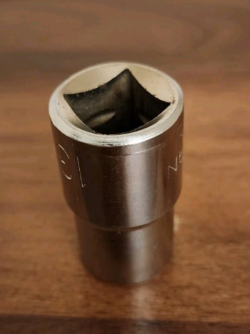 Craftsman USA 13mm Socket 12 Point 1/2″ Drive (No Catalog Number)