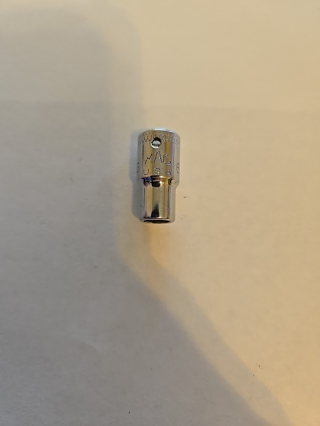 Mac Tools 1/4″ Drive 6MM 6PT Shallow Chrome Socket M66MM