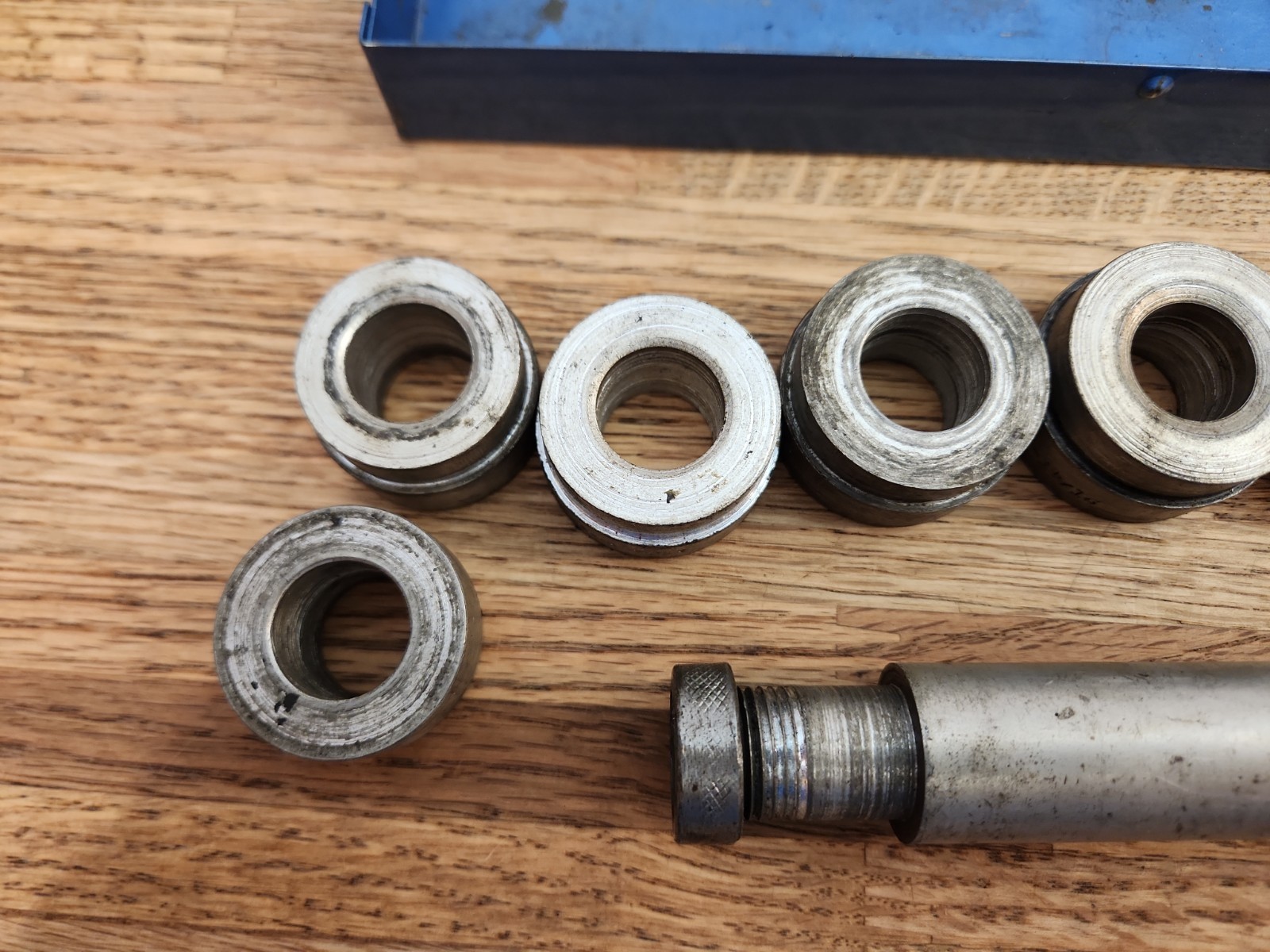 Snap On Blue-Point A-158 Heavy Duty Bushing Driver Set (1-5/16»-1-7/8») w Case