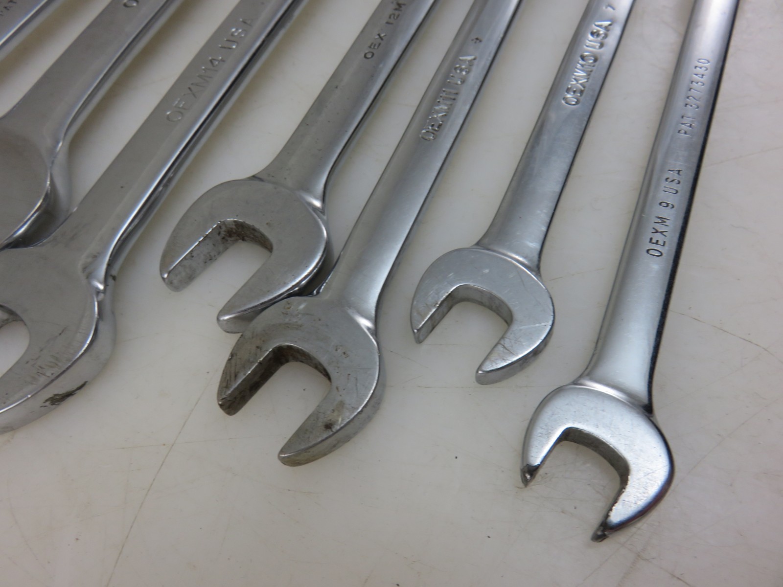Snap-On OEXM SHORT Metric Combination Wrench 9mm-18mm 7pc Set Made In USA