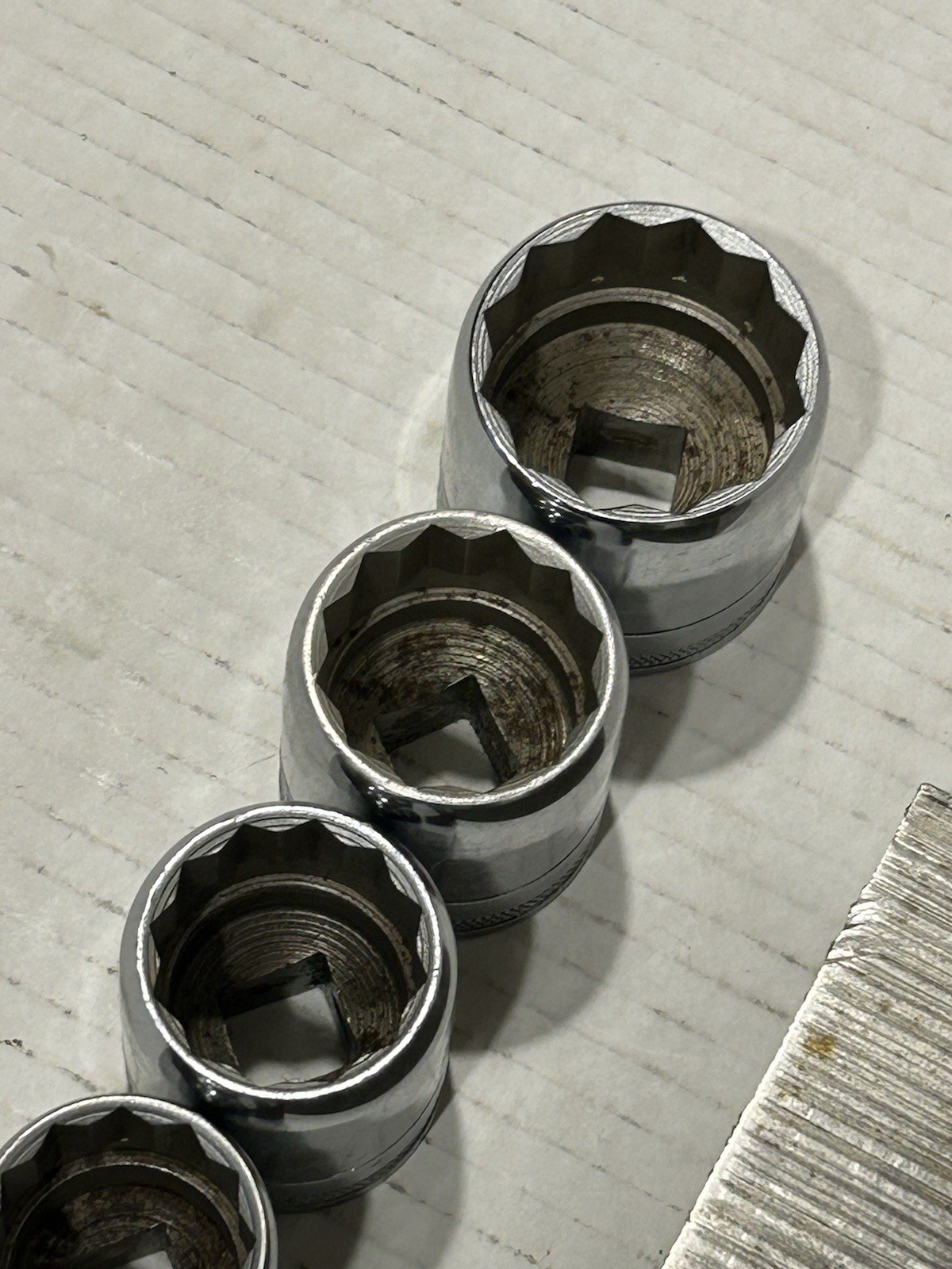 Vintage S-K SK Tools Socket Set W/Breaker Bar 9/16 ~ 1-1/4 SAE USA 1/2” Drive