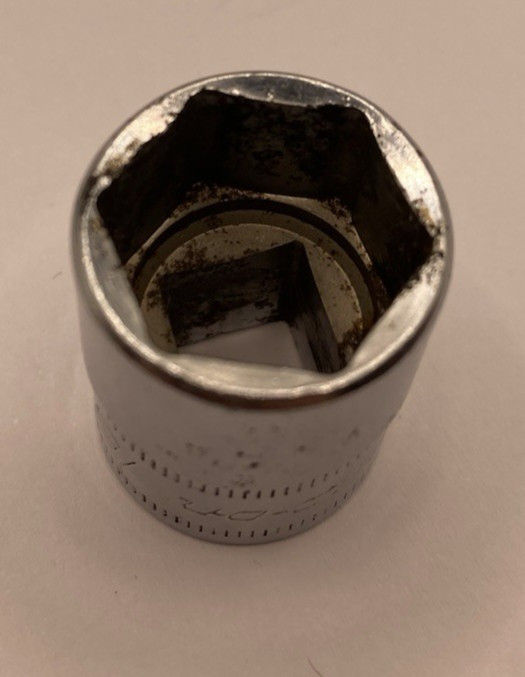 Used Snap On Snap-On Tools USA 3/8″ Drive 16mm 6-point Shallow Socket – FSM161