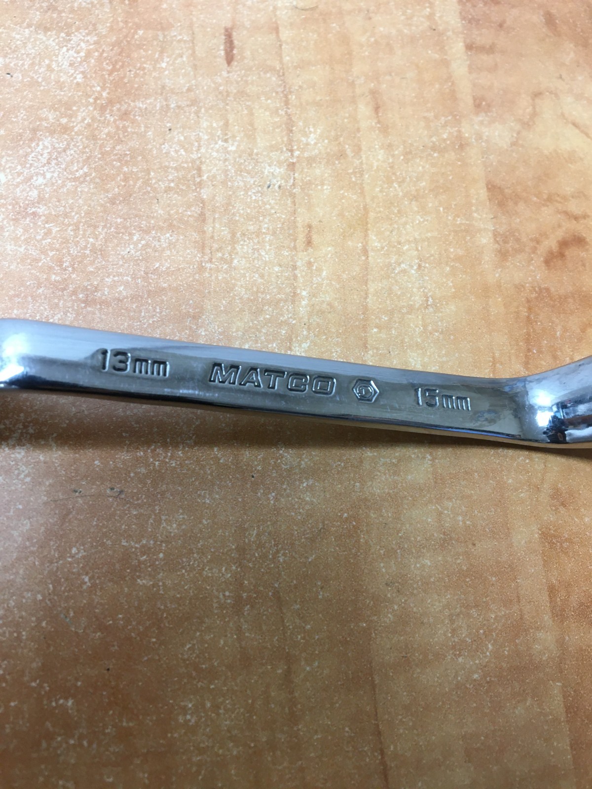 MATCO 13mm x 15mm 12PT OFFSET BOX ENDED WRENCH METRIC