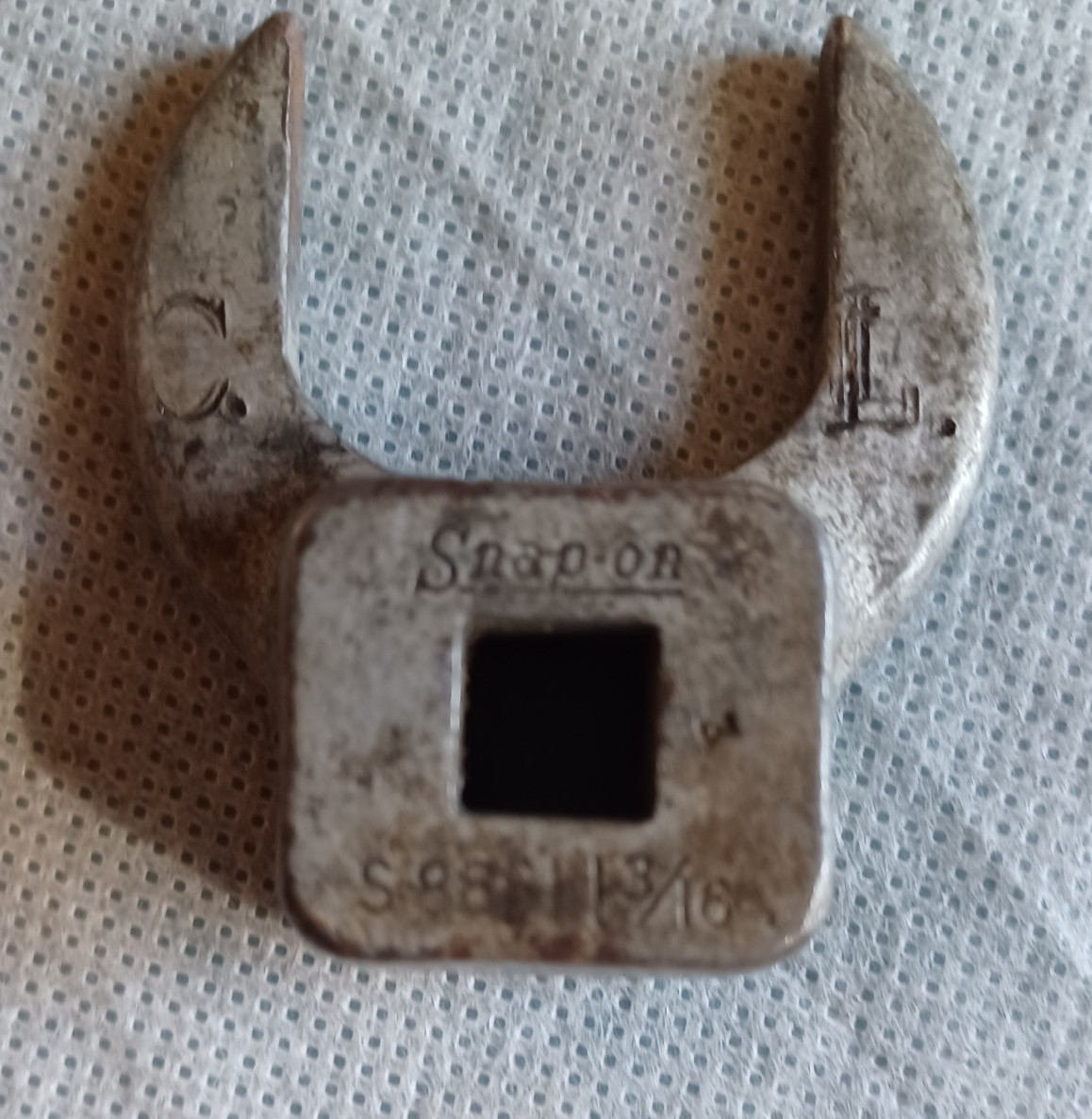 Snap On Tools 1-3/16″ Camber Caster Crowfoot Socket Open End Wrench Low Profile