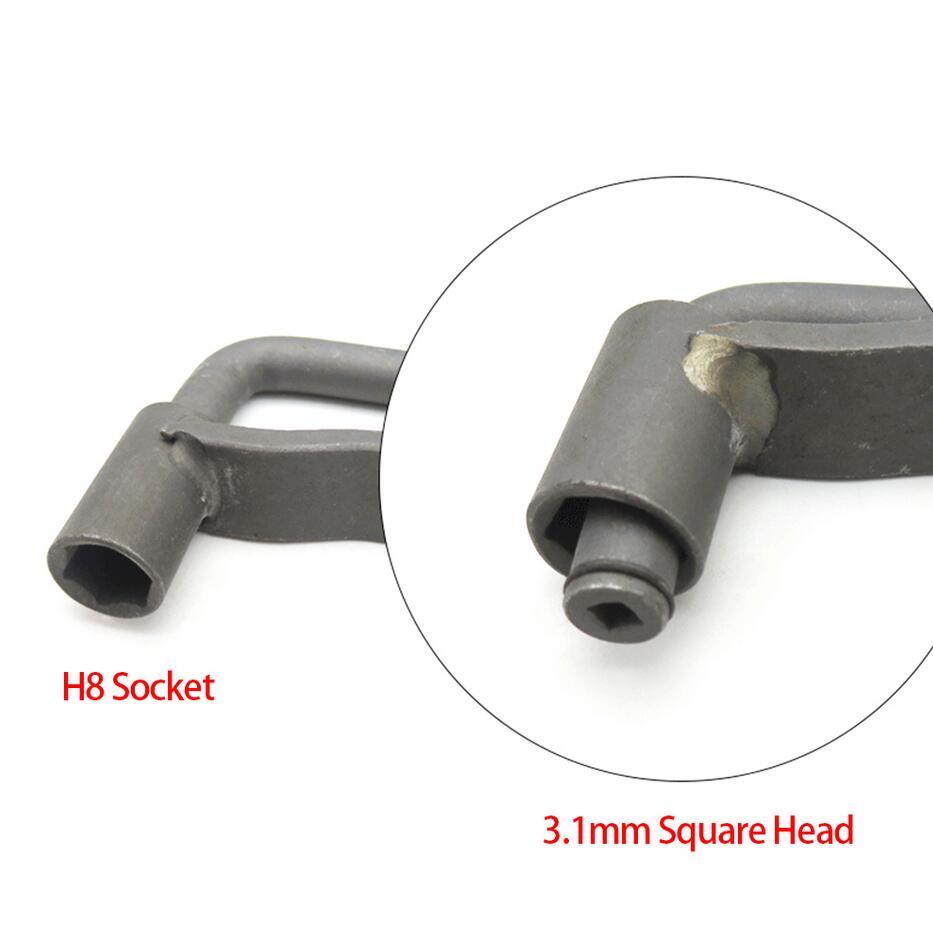 3pcs Motorcycle Engine Valve Screw Adjusting Spanner + 1PCS Feeler Gauge 0.02-1