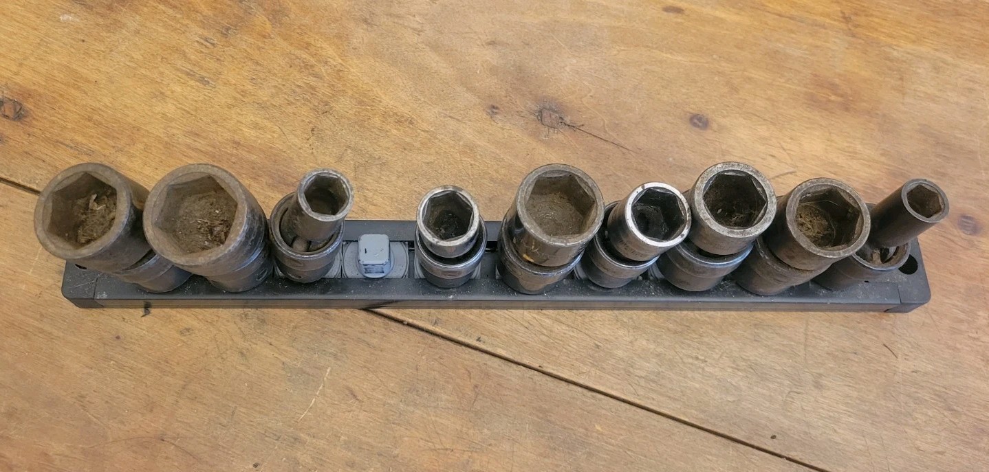 Matco Tools CUP Series 11 Pc 6 Pt Impact 1/2″ Dr.Swivel Socket Set