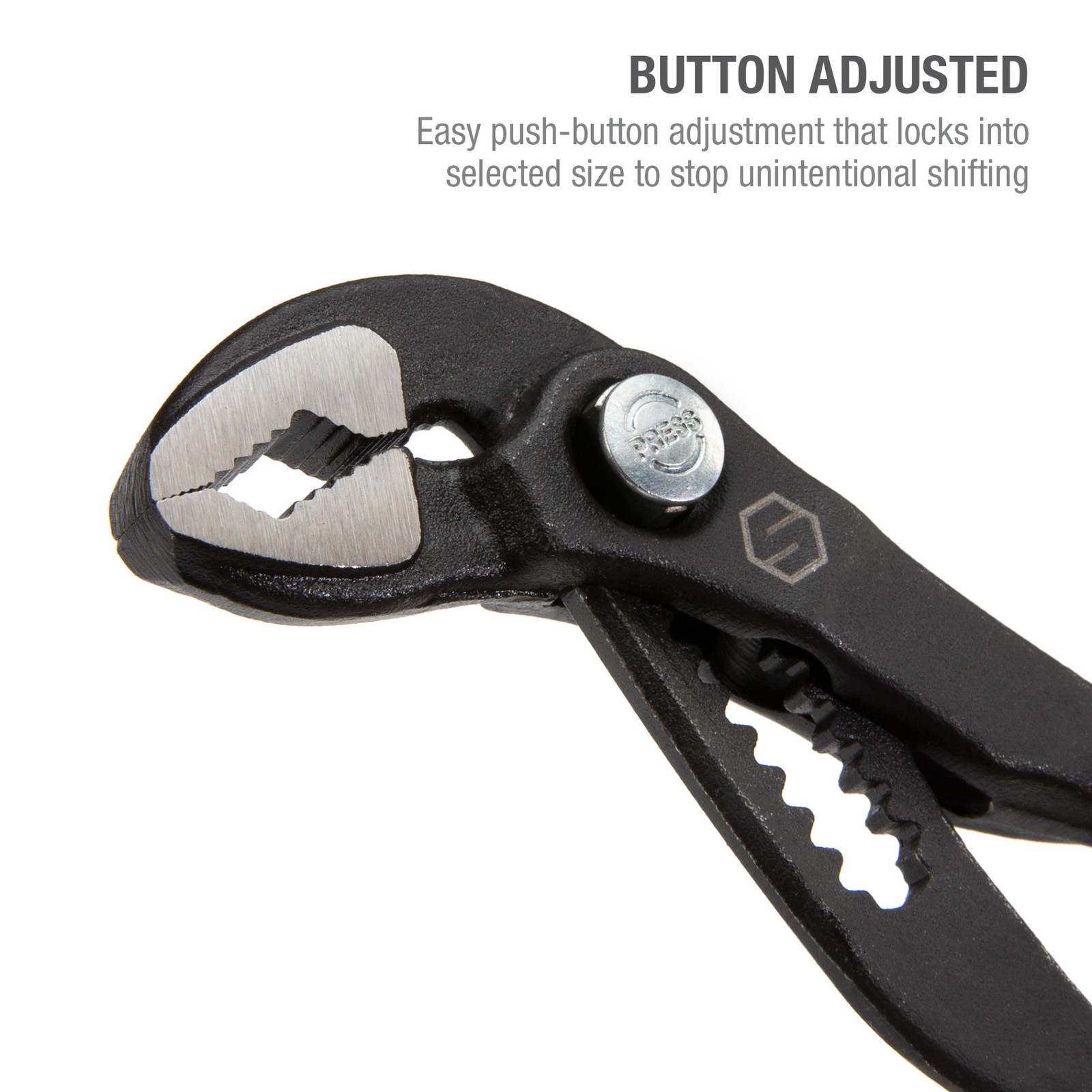 Steelman 7-in Push Button Adjustable Water Pump Pliers 60943