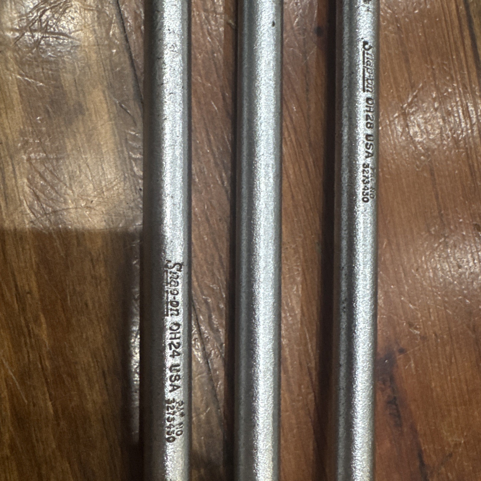 Lot Of 3 Snap On Tools OH24 OH28 OH28 Alignment Wrenches 3/4 & 7/8 X 2