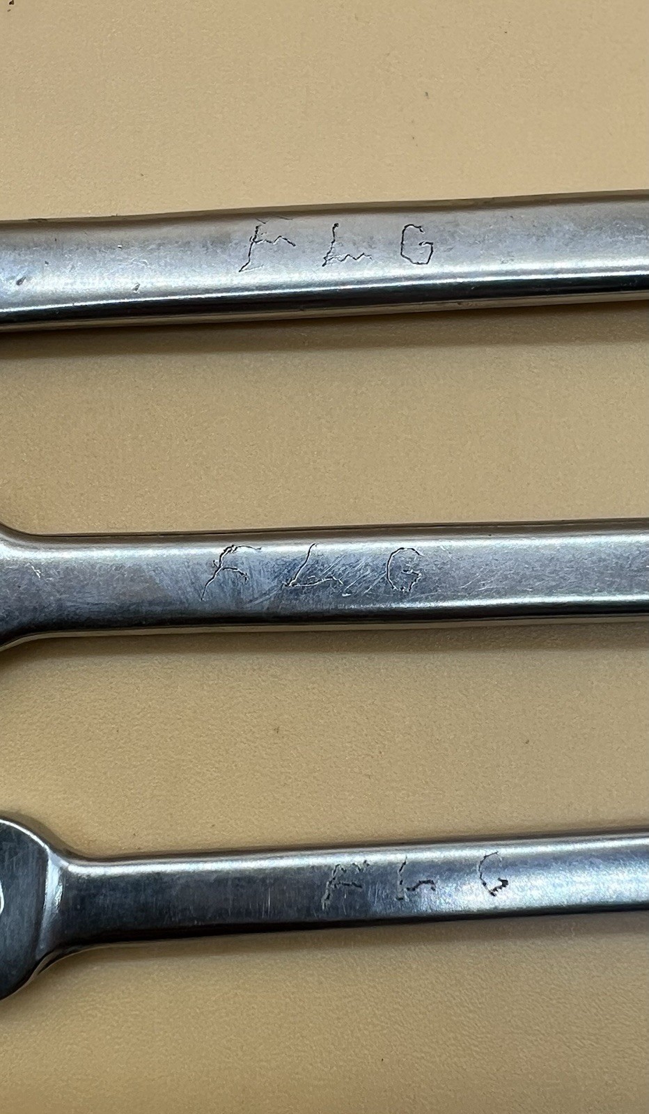 Matco Tools USA 3 Pcs WC146, WC126, WC86 SAE Combination Wrench 6 Point Chrome