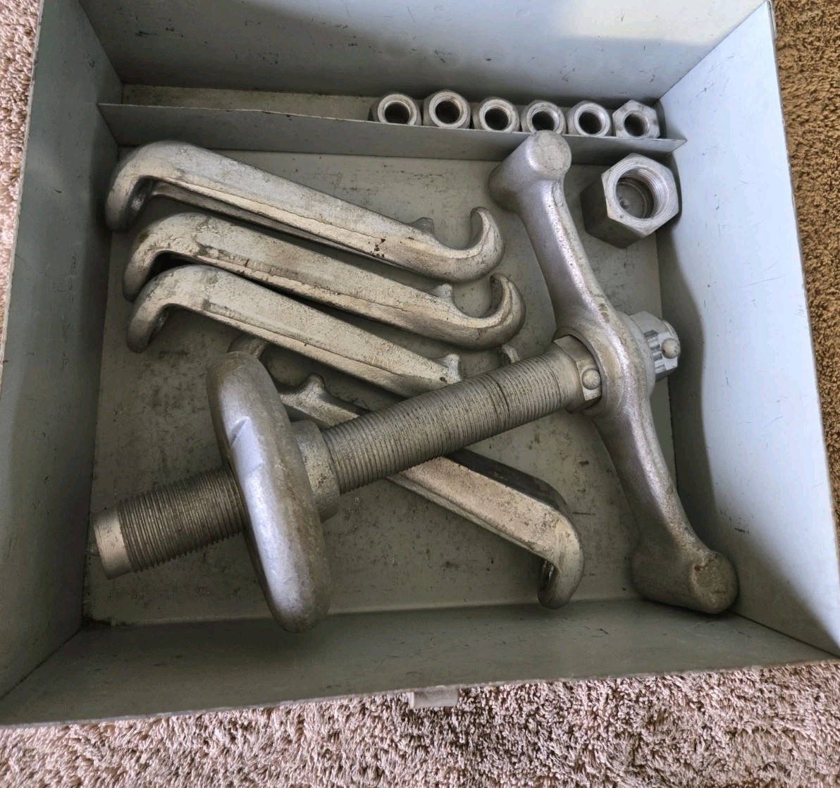 Vintage OTC Professional Grade Specialty Puller Tool Set in Original Metal Box