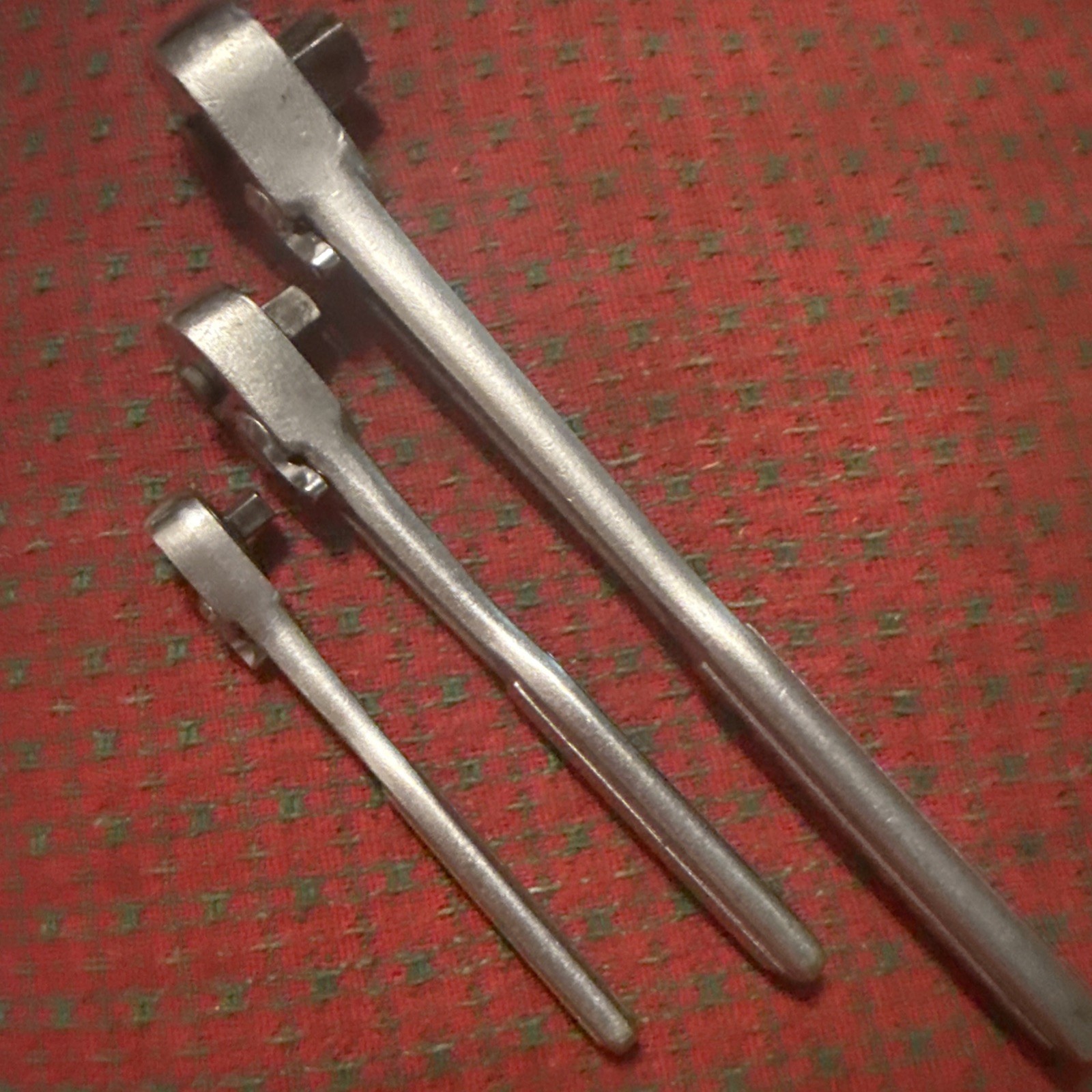Vintage Craftsman 1/4” 3/8 1/2 Ratchet Set -V- USA , Canada Patents 🇺🇸 Nice!