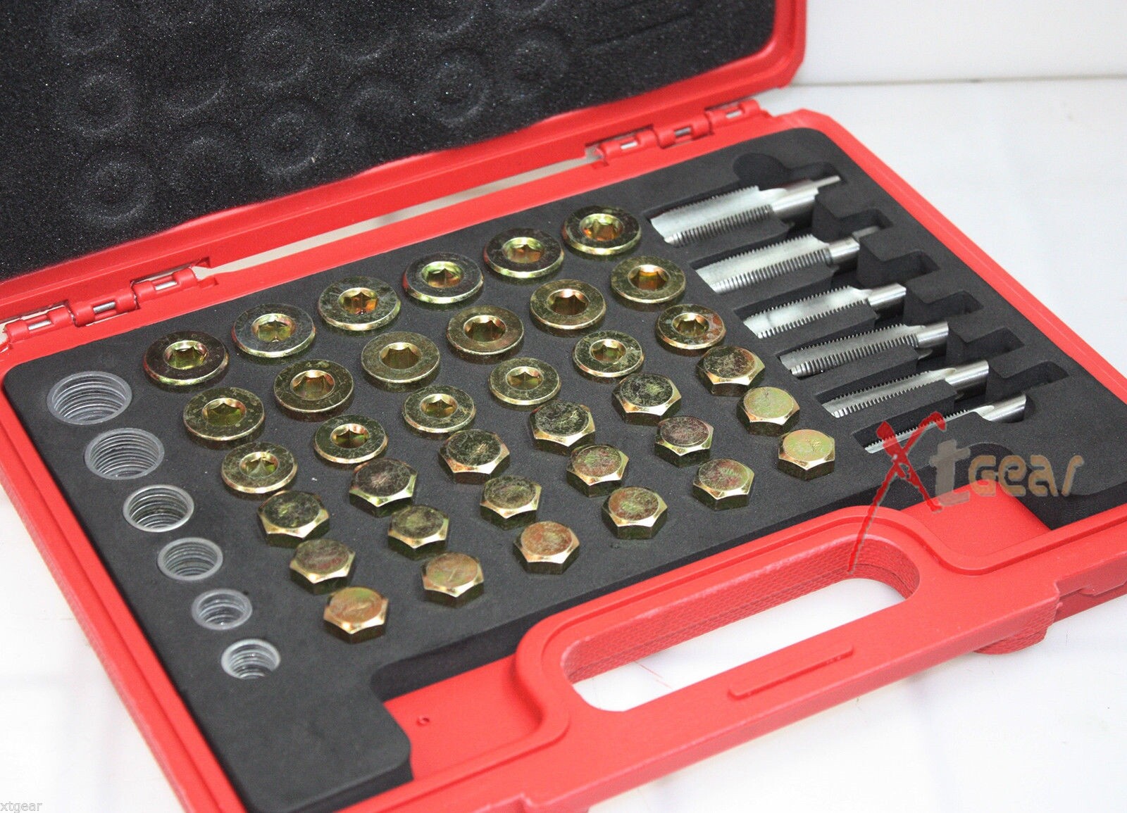 114PC Oil Drain Sump Plug Key & Tap Thread Repair Kit replace new oil drain Plug