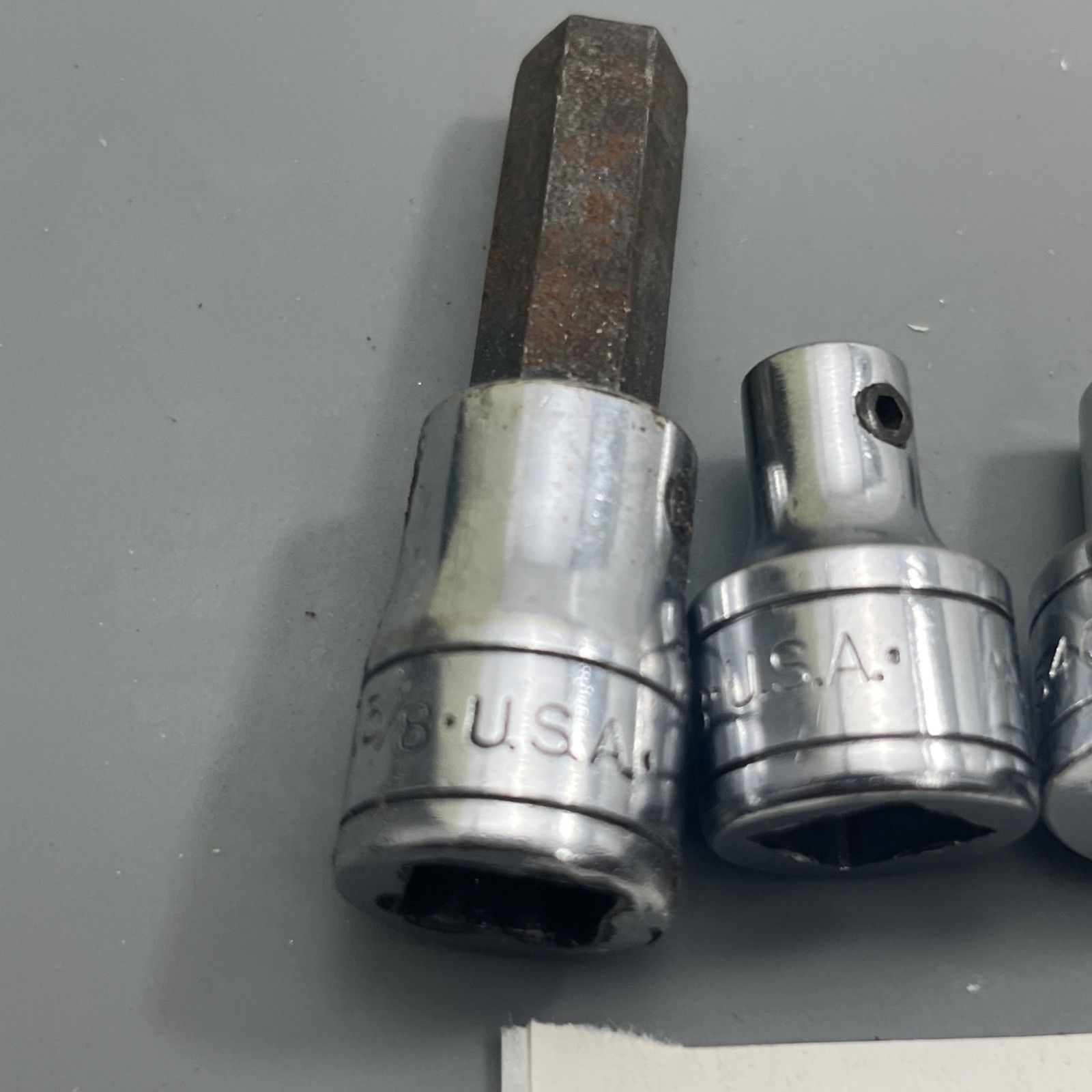 S-K TOOLS USA 4 Piece Socket 3/8″ Drive used replacement socket adapters