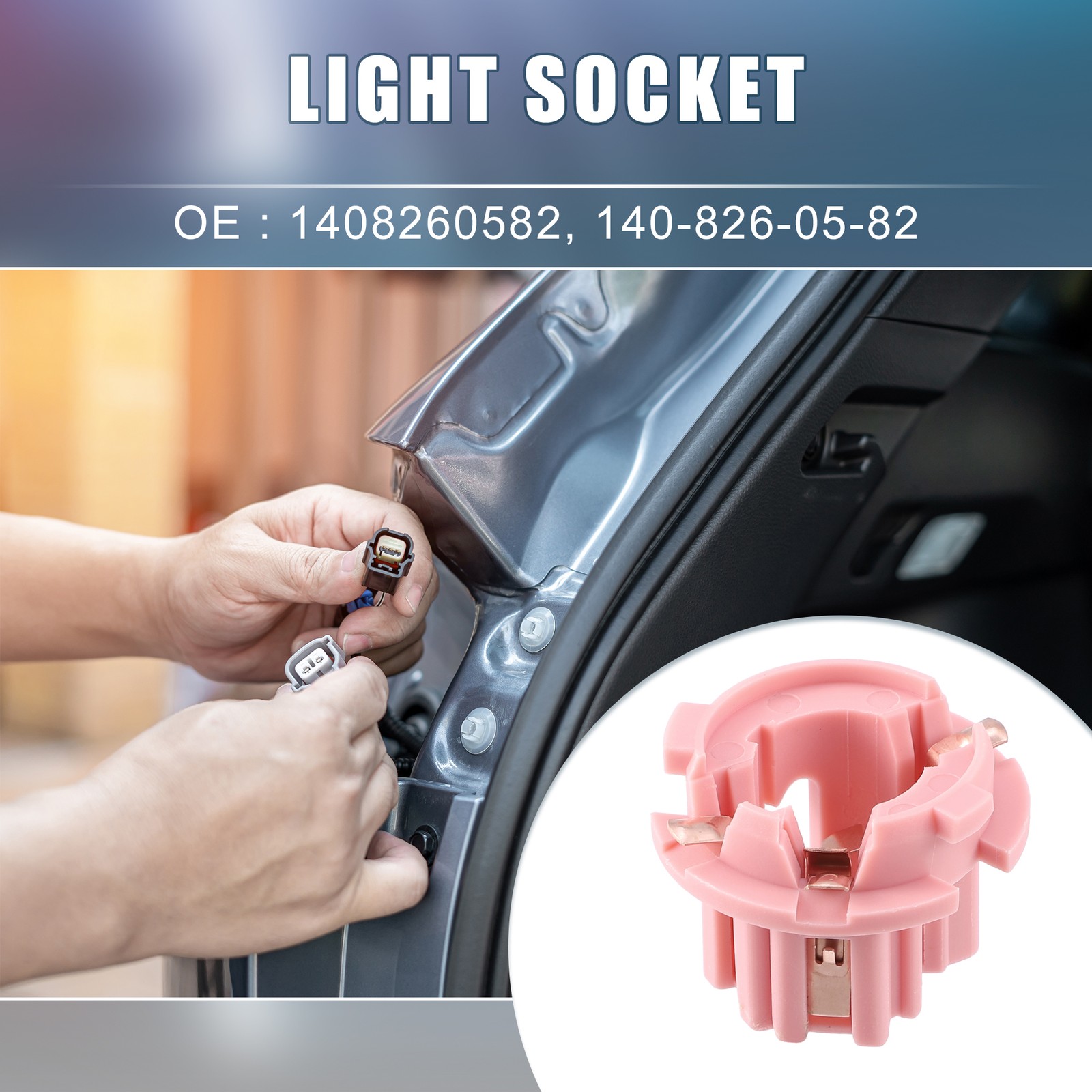 Rear Tail Light Lamp Bulb Socket 1408260582 for Mercedes-Benz ML350 2006-2011