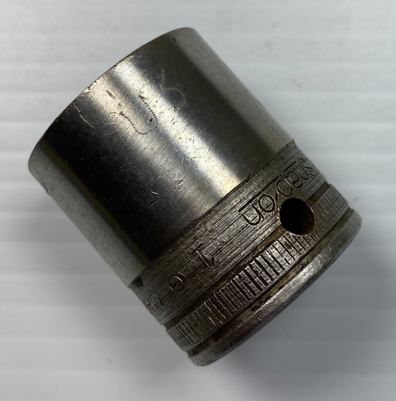 Vintage Snap-On Tools SW320 – 1″ -12 Point Shallow Socket 1/2″ Drive Snap On USA