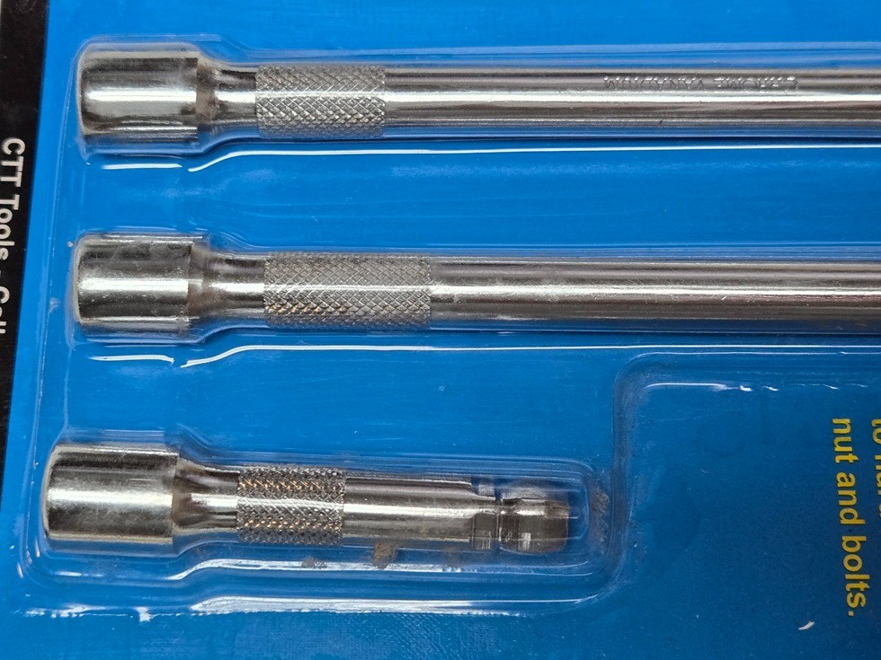 NEW CAL-Hawk 3/8″ DR. 3PC WOBBLE EXTENSION SET – 3″,6″ & 8″