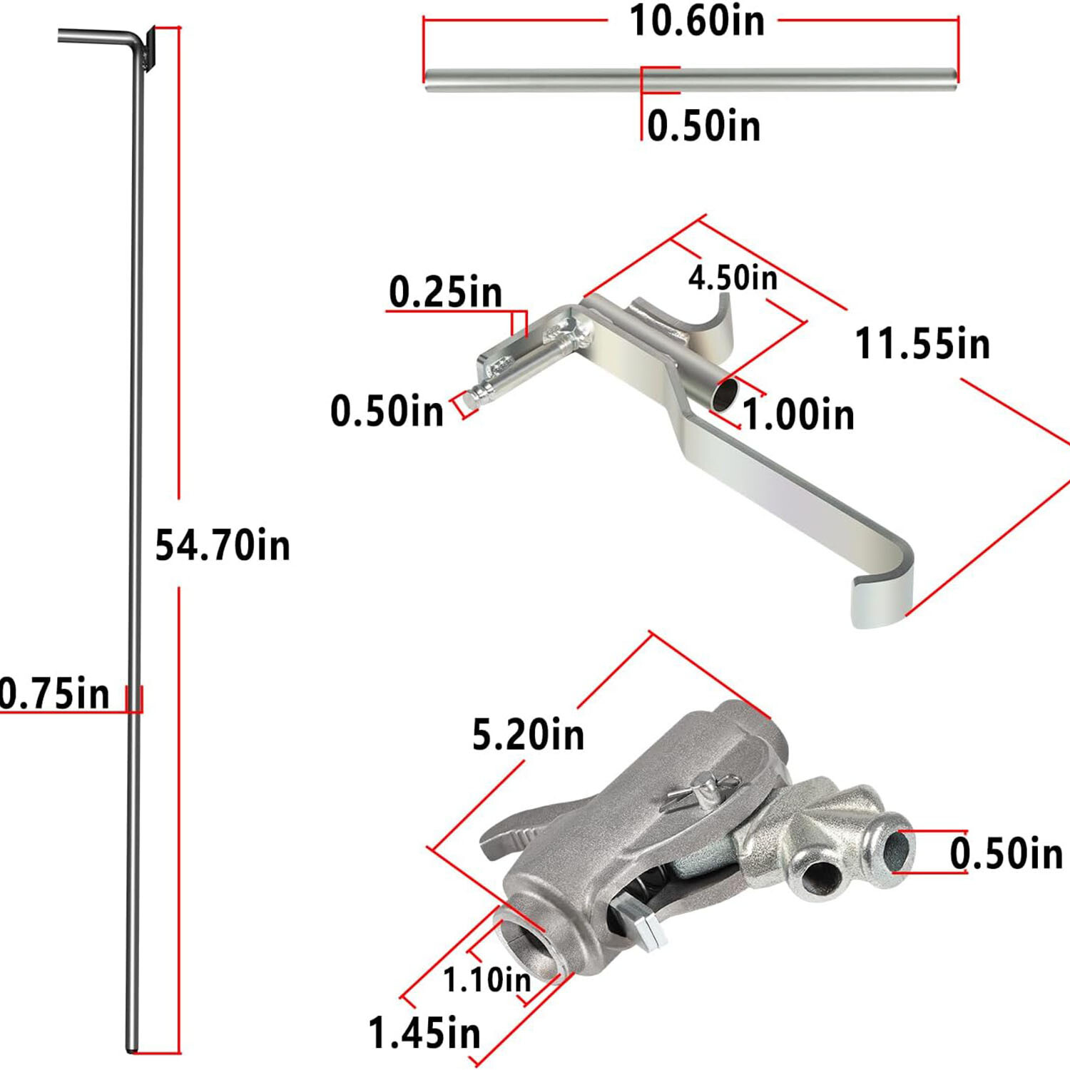 Monkey-On-A-Stick Jack Auto Body Push Pull Friction Jack Alignment Tool 77043