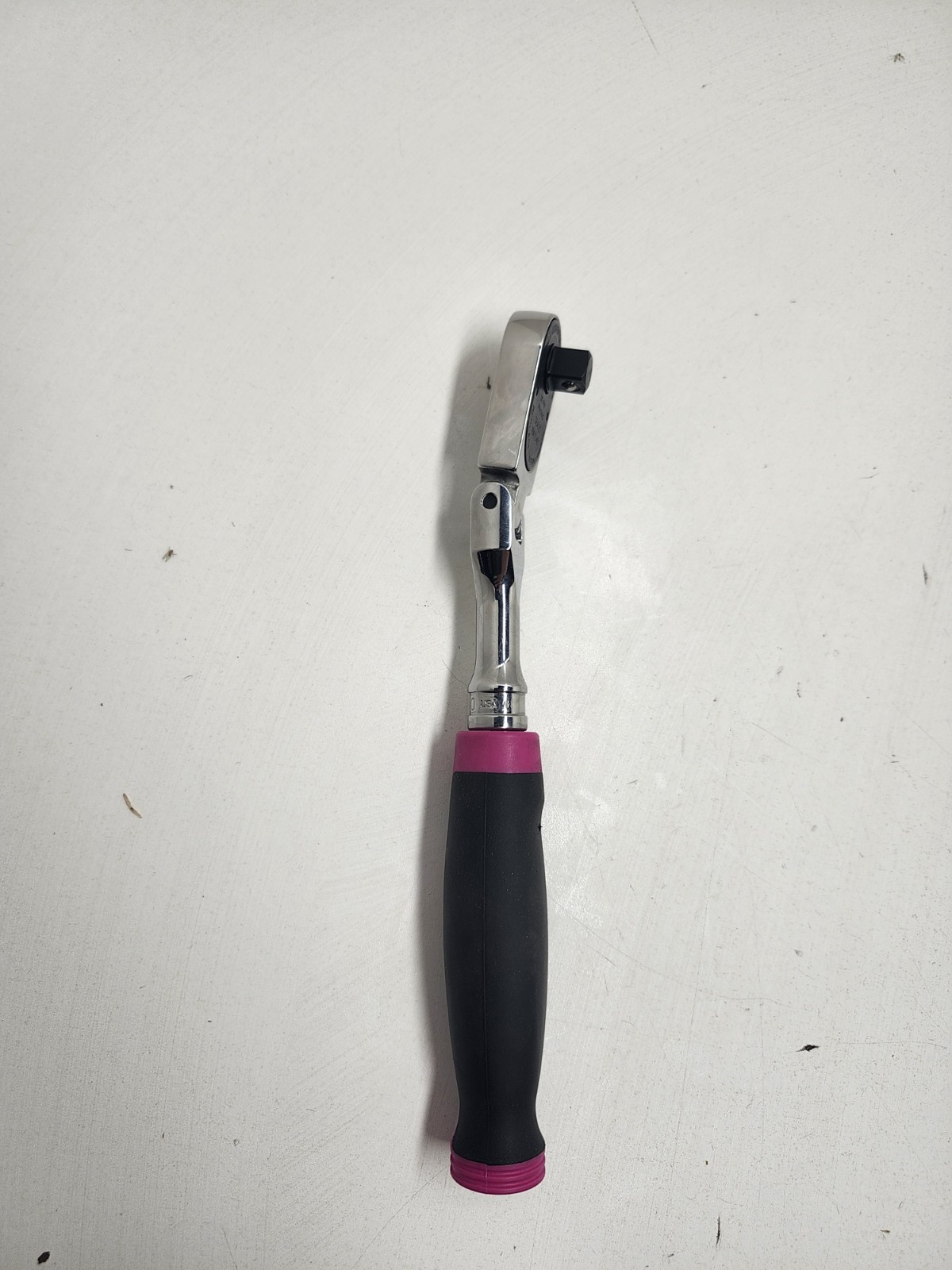 NEW Snap-on FHF100 Cynergy 3/8″ 100 Tooth PINK Soft Grip Flex Ratchet NEW