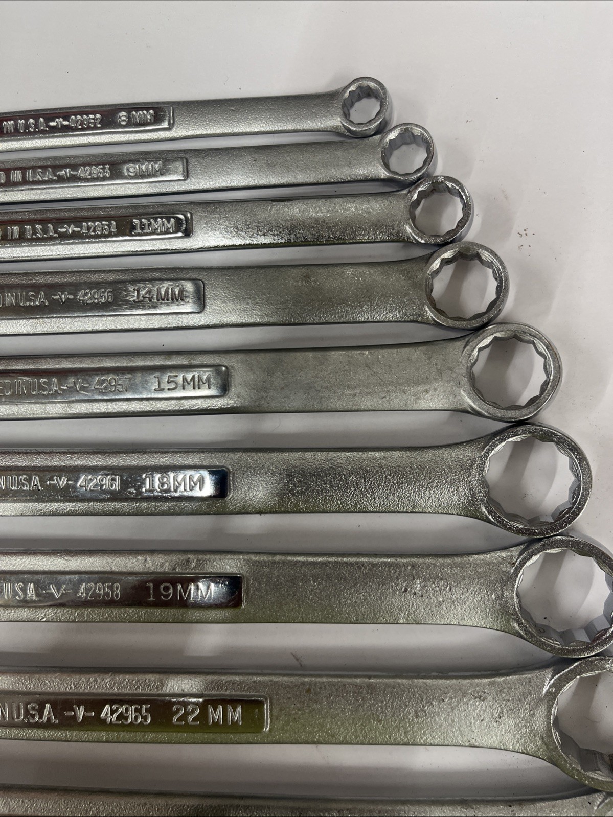 Craftsman Metric Double Box End Wrench Set 12 Point 6mm -30mm 12pc USA BIN READ