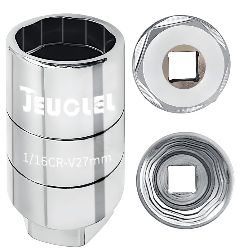 JEUCLEL Oil Pressure Sensor Socket, Special Size 11/16 Inch 27mm Min 28.3mmM…