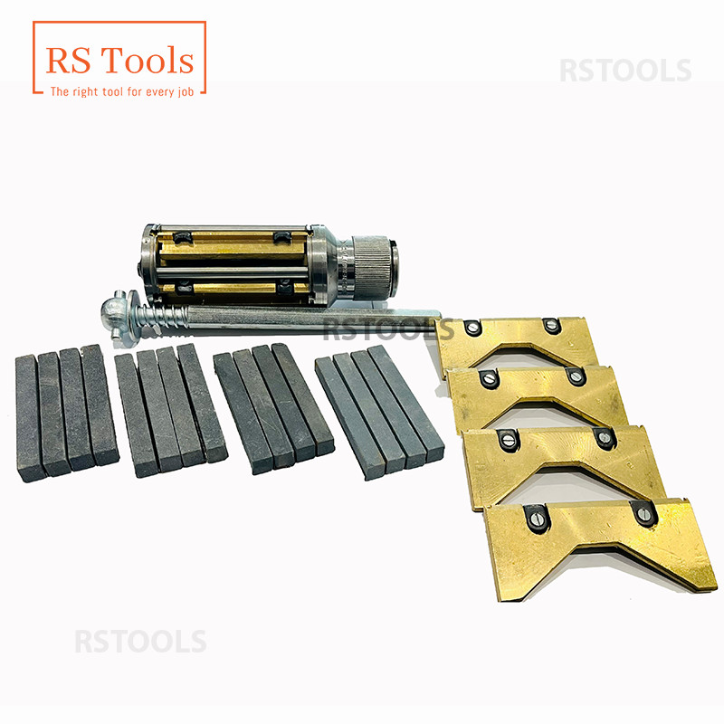 Cylinder Engine Hone Kit 2-1/2″ To 5-1/2″ Honing Machine + 4 Grit Stones RSTOOLS