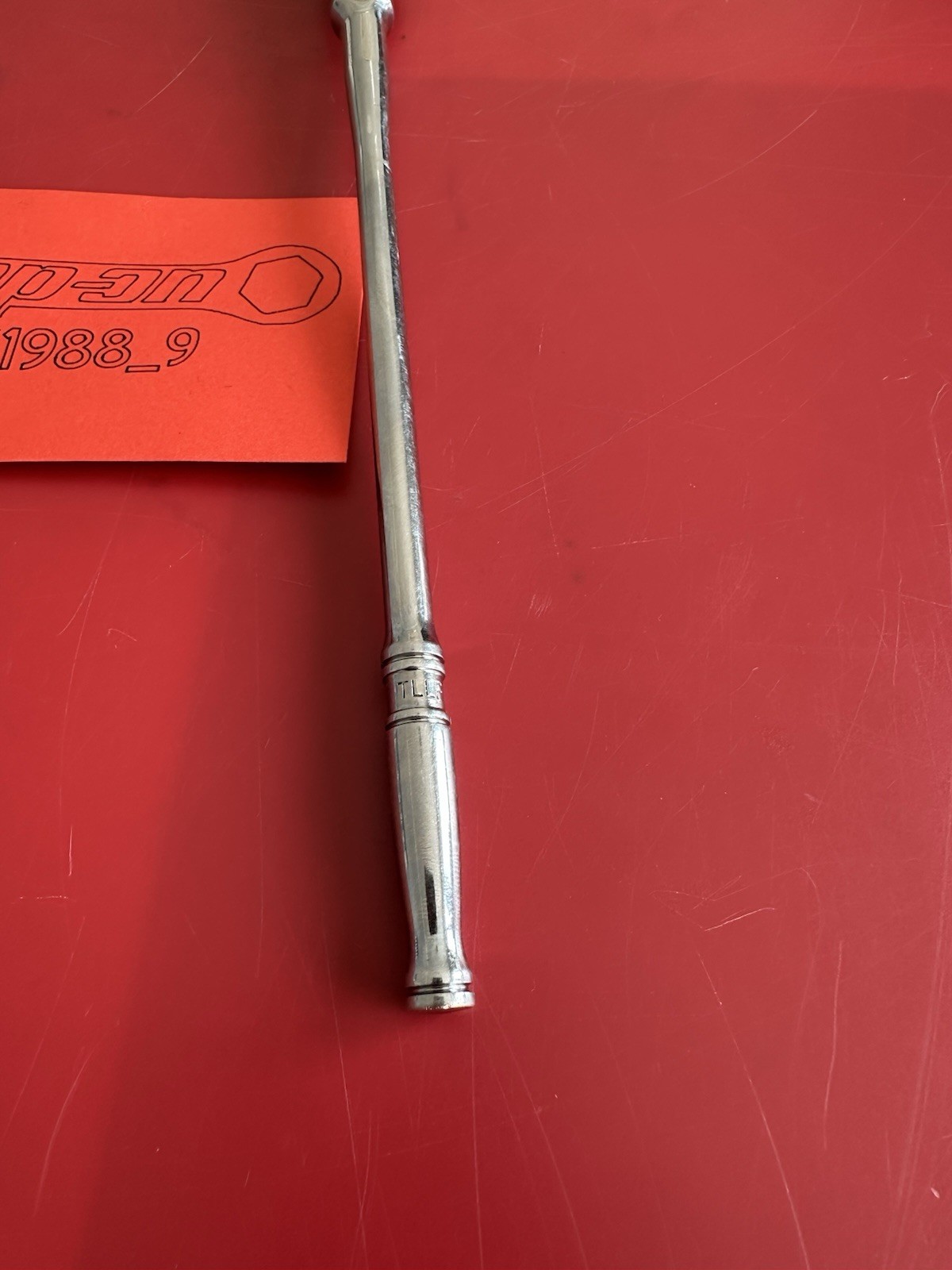 Snap On 1/4 Drive Dual 80 Technology Extra-Long Handle Flex-Head Ratchet TLLF72.