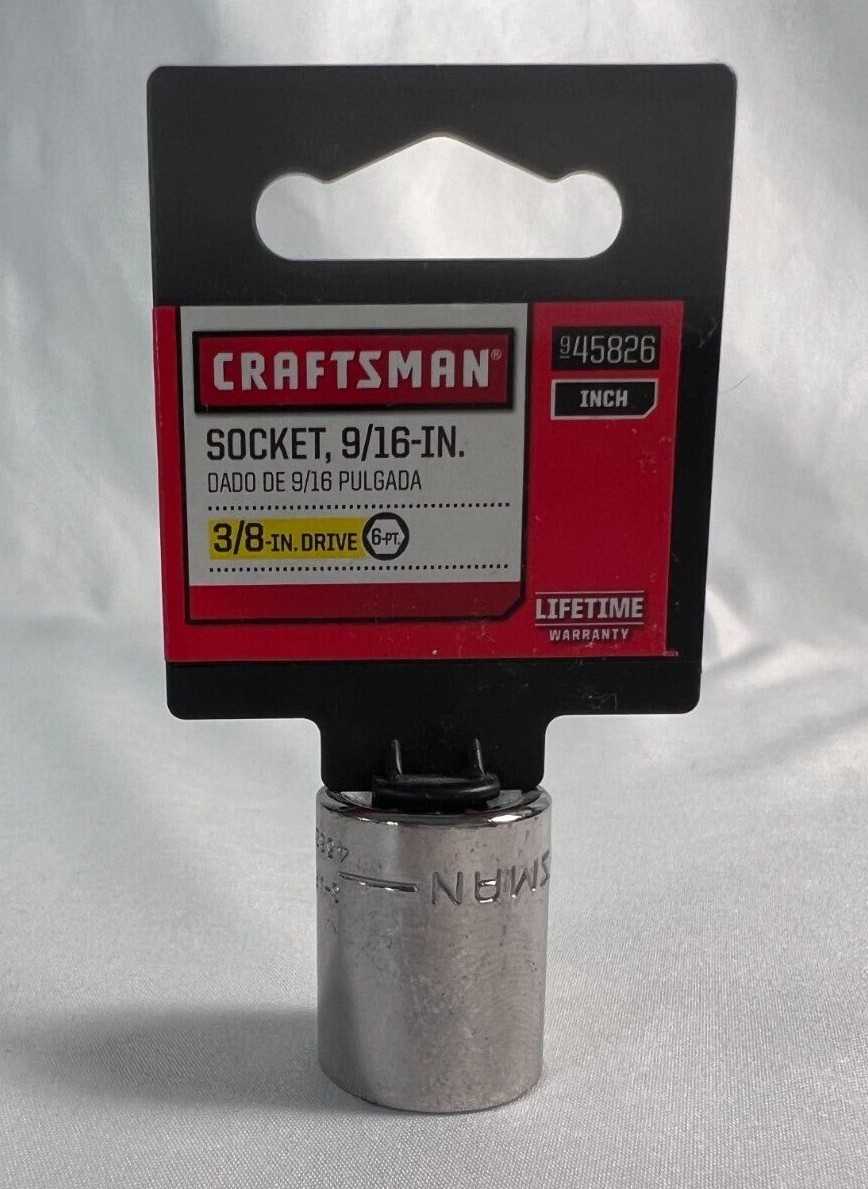 NEW Craftsman Socket 3/8 & 1/2″ Drives 6 &12 pt Choose Size Metric / SAE