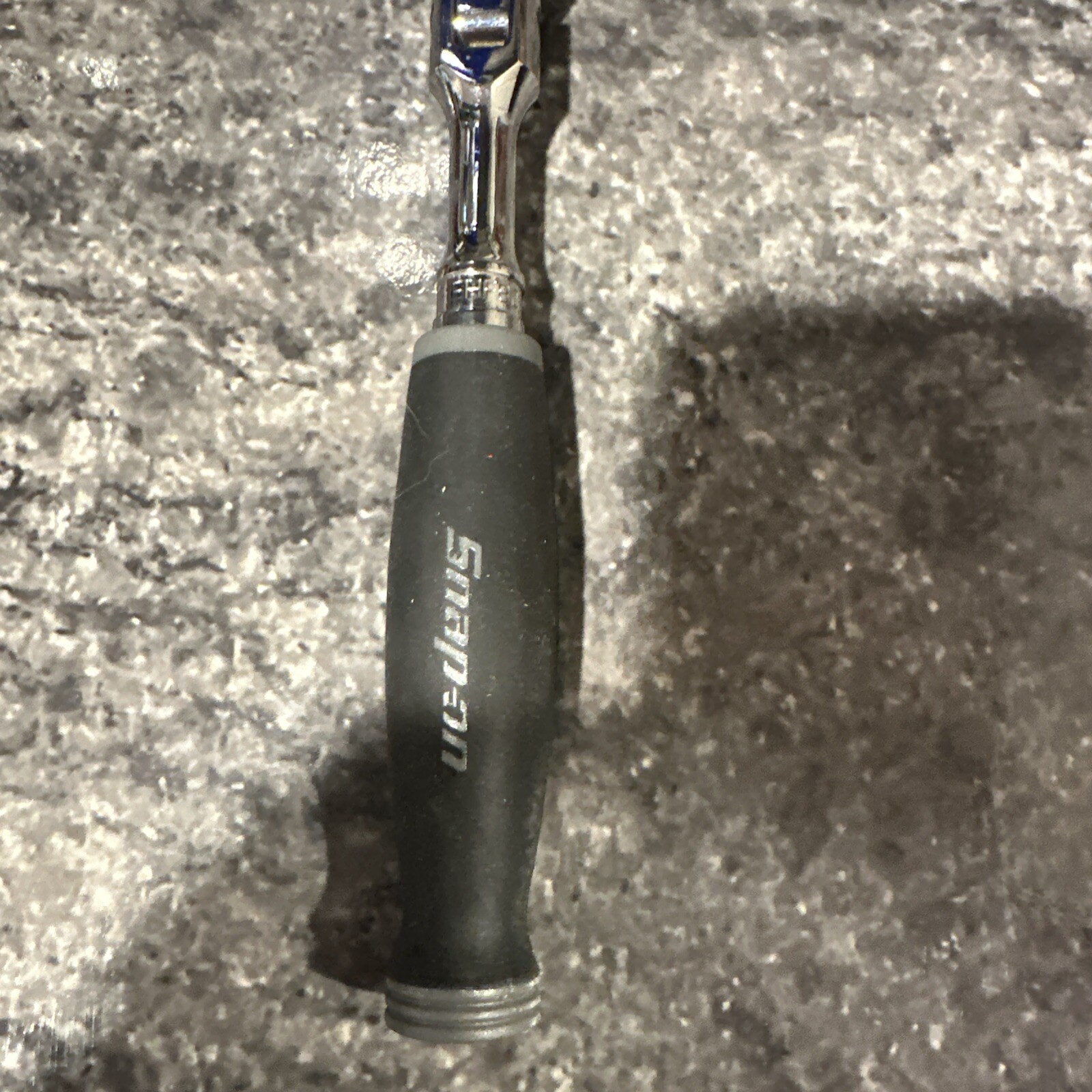 Snap-On fhf80a 3/8” drive flex head soft grip handle ratchet titanium