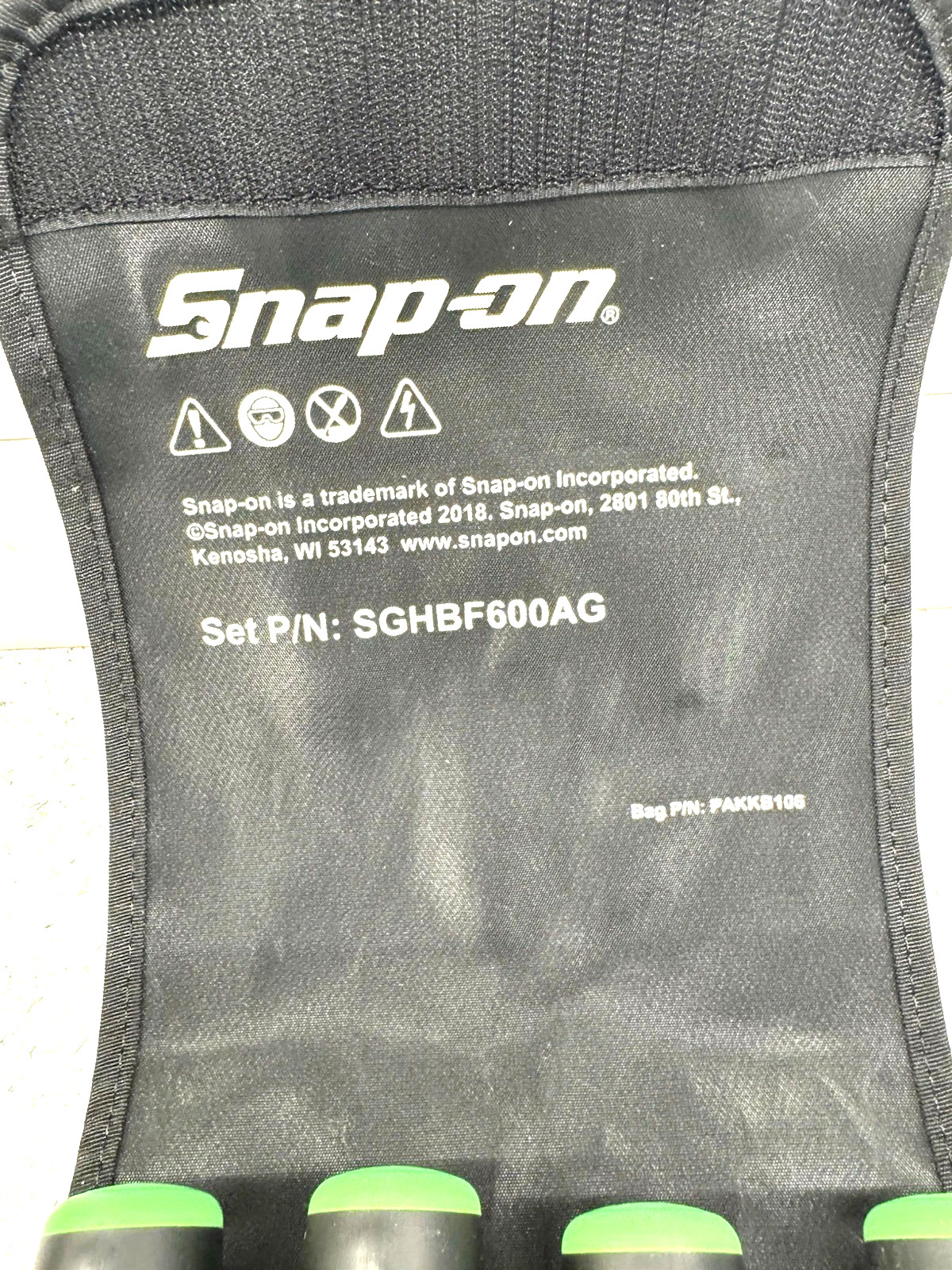 New Snap-on™ SGHBF600AG 4pc Green Instinct Soft Handle Mixed File Set SEALed