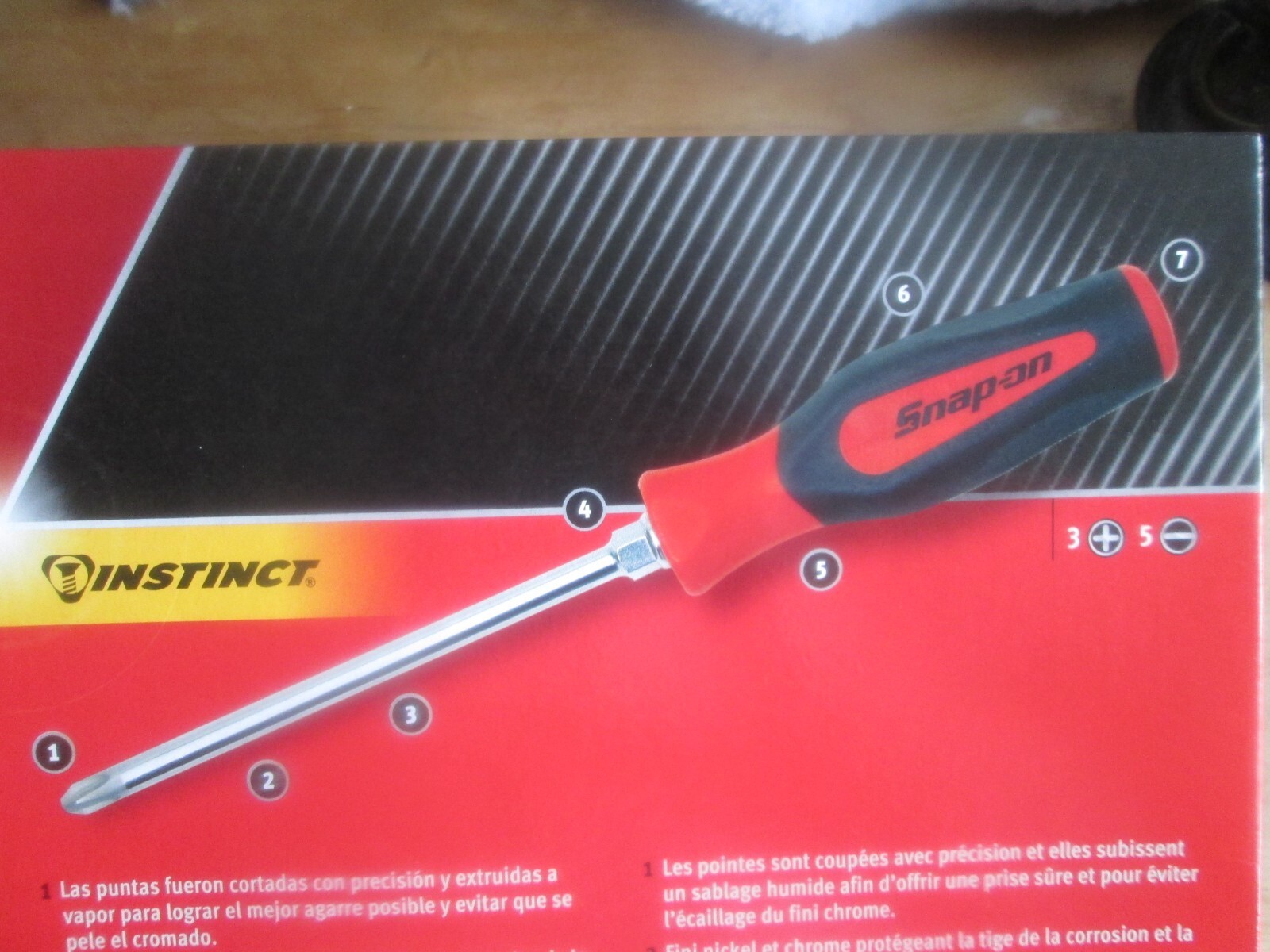 snap on philips screwdriver no 1 sgdp31lrb in classic red new premium tool