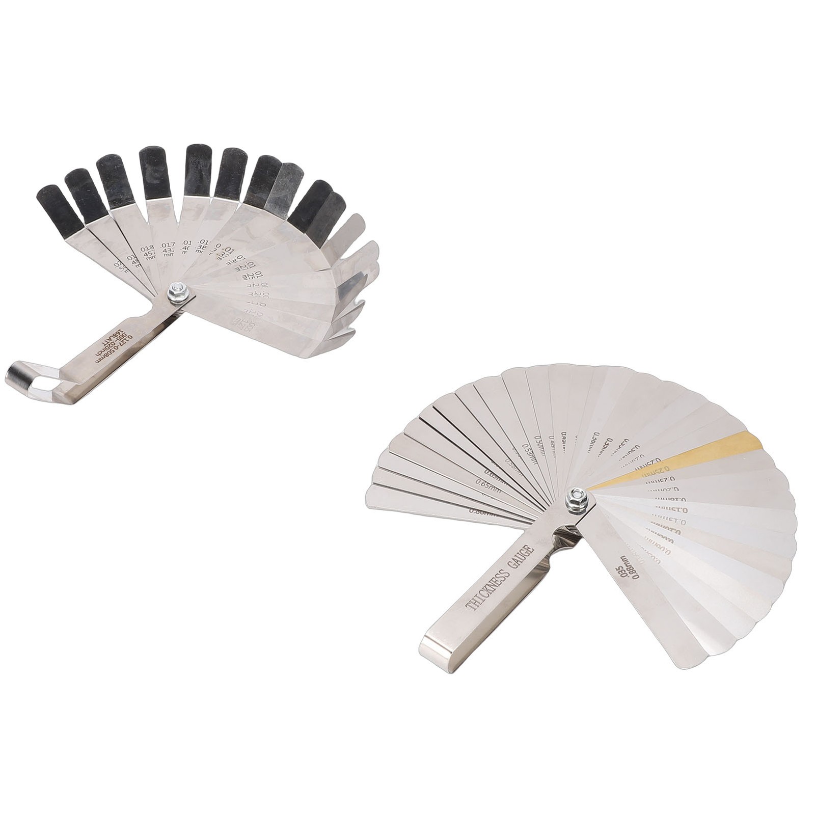 Feeler Gauges Set Stainless Steel 32 And 16 Blades Metric And Imperial Width