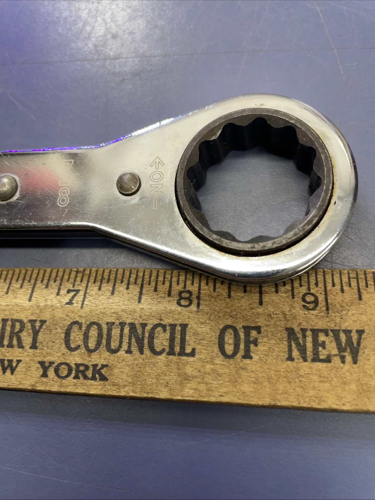 PROTO 1195-A 3/4” X 7/8” RATCHETING BOX WRENCH