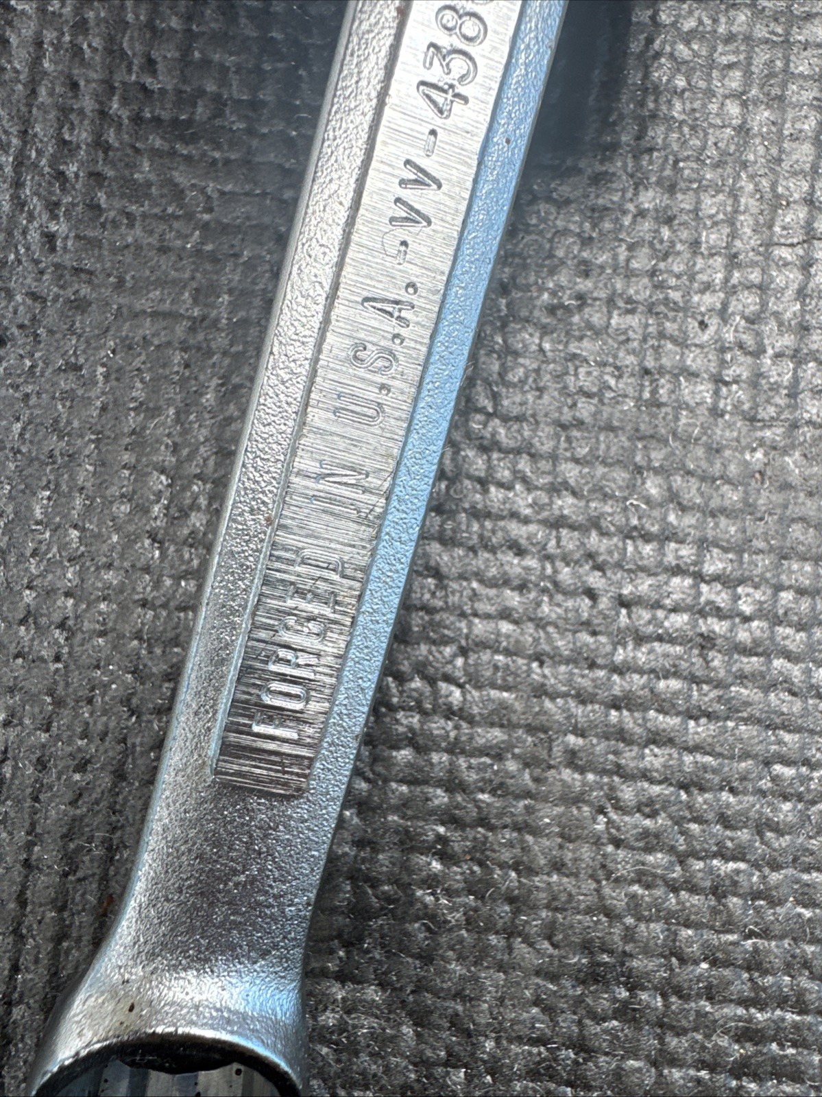 Sears Craftsman USA 43865 5/8 X 3/4 In SAE Stubby 12 Point Box Wrench Nos